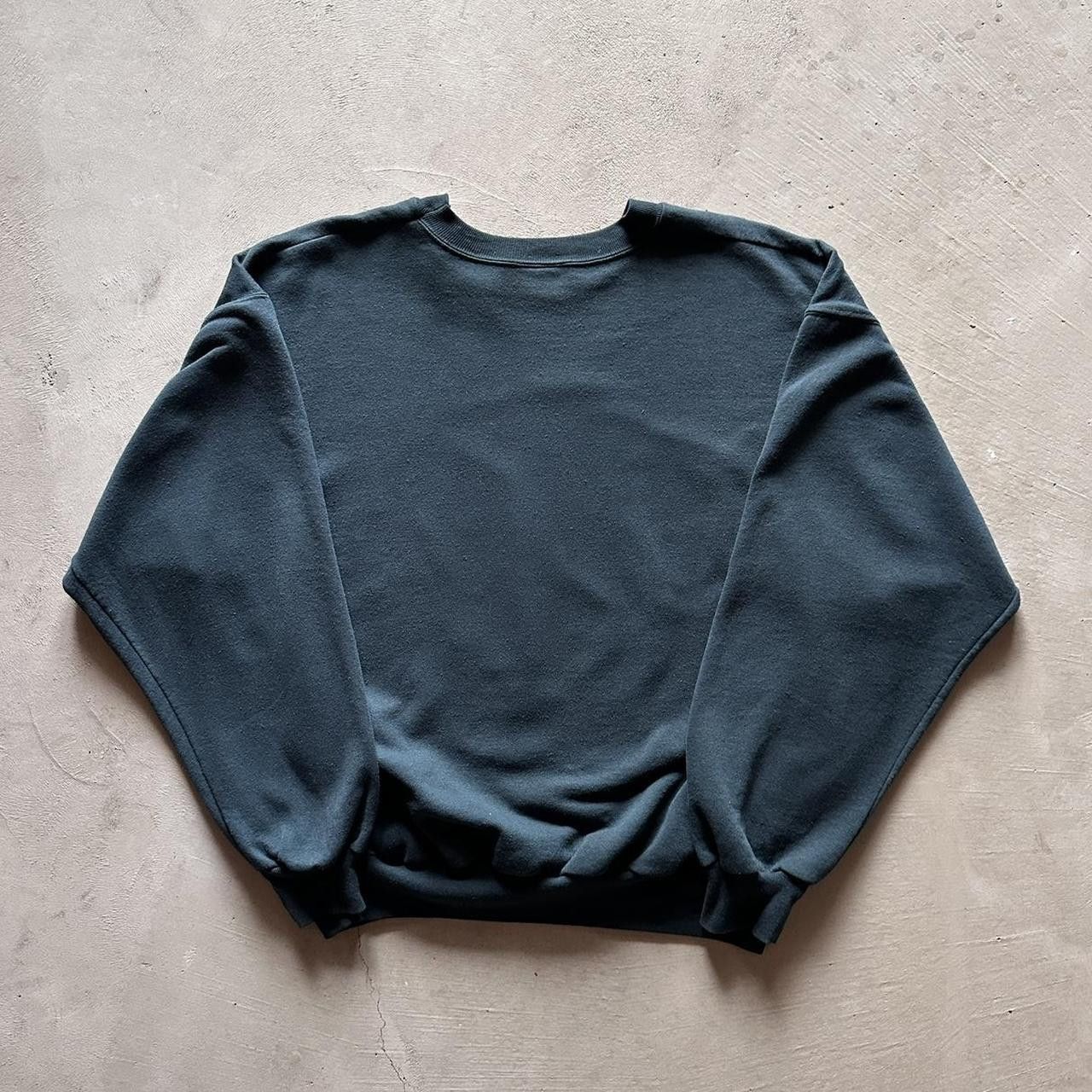 Vintage vintage nature wolves boxy green sweatshirt Size US L / EU 52-54 / 3 - 3 Thumbnail