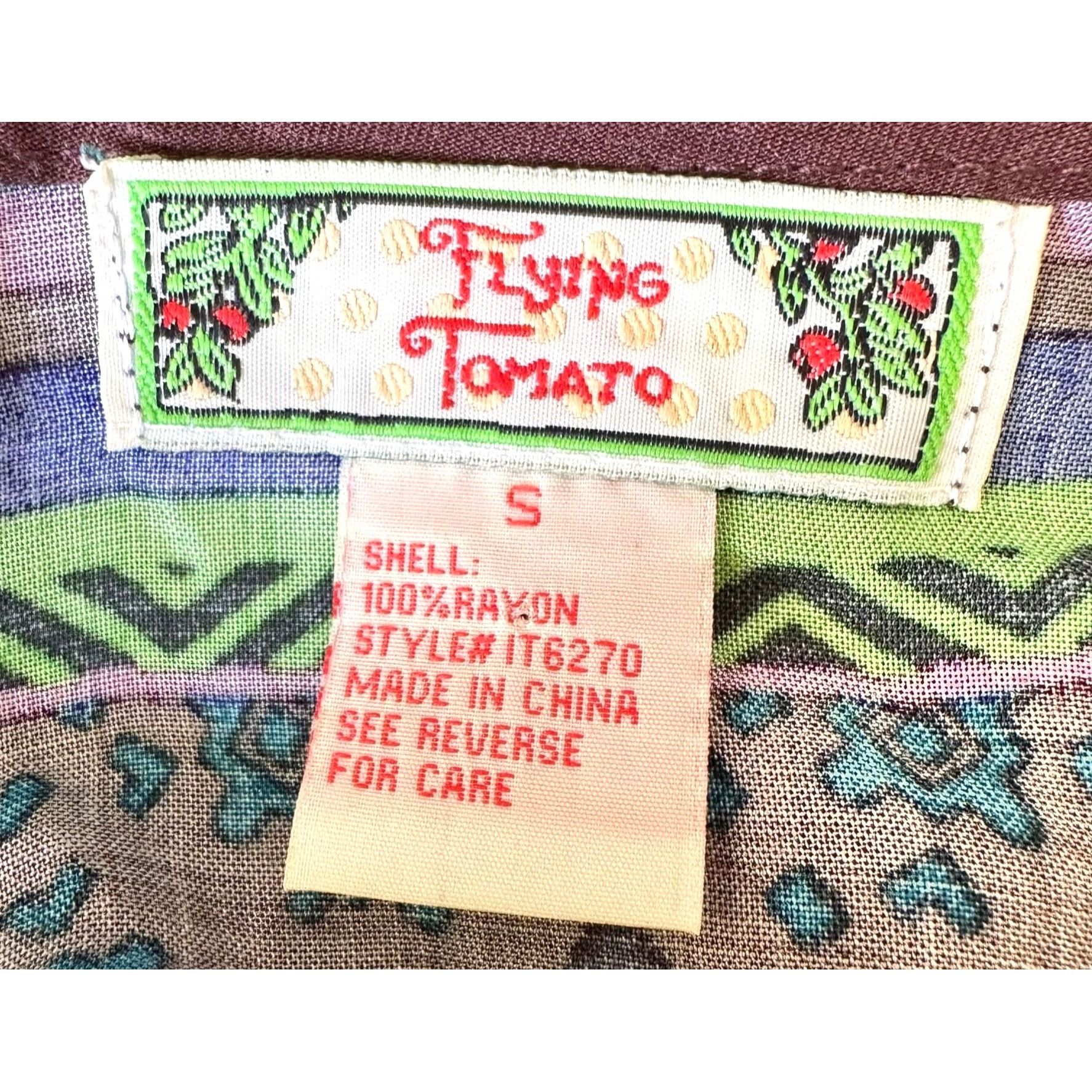 Vintage Vintage Flying Tomato Kimono Fringed Top Small Boho Tribal Size S / US 4 / IT 40 - 12 Thumbnail