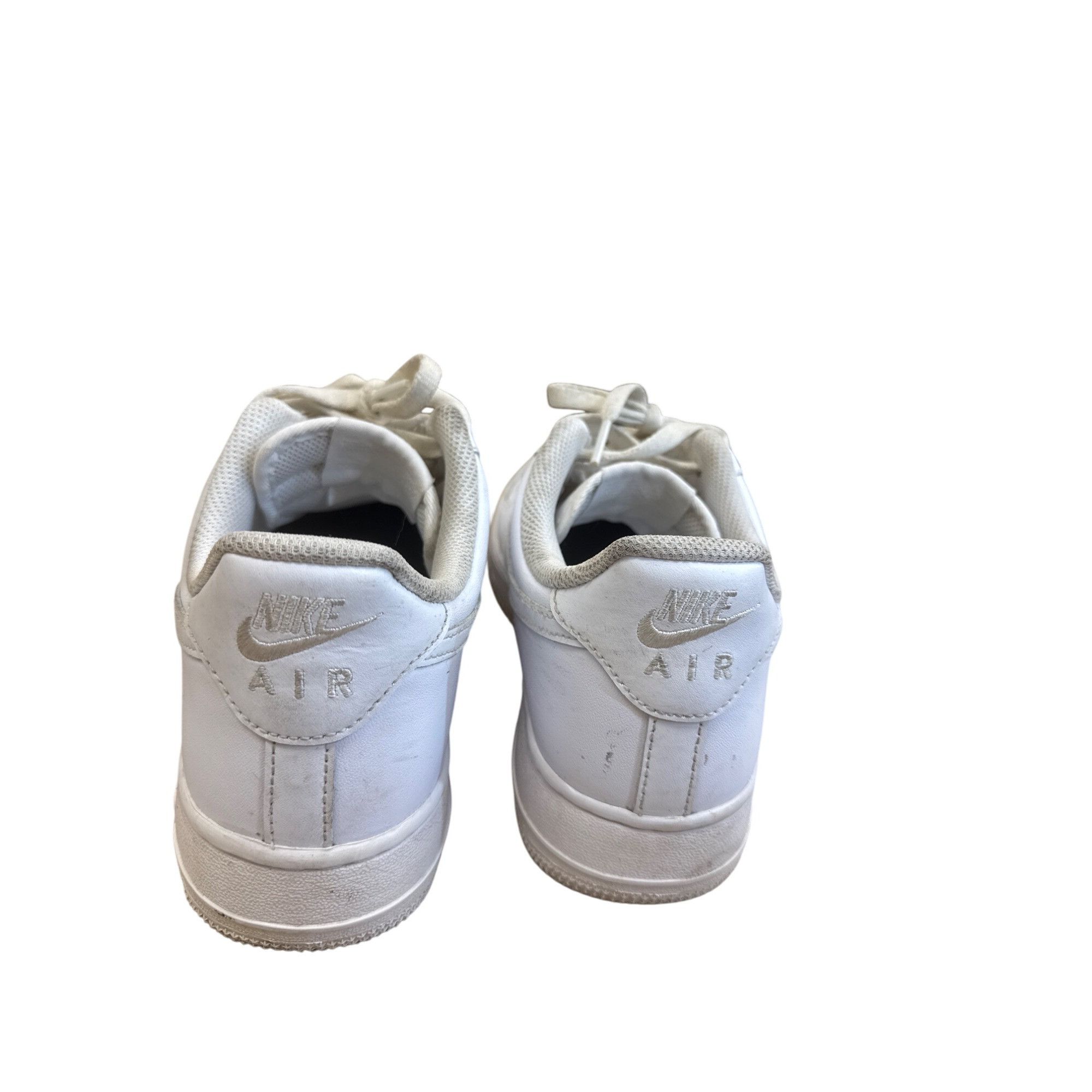 Nike Nike Air Force 1 Mens white leather Low-Top Sneakers shoes S Size US 9 / EU 42 - 5 Thumbnail