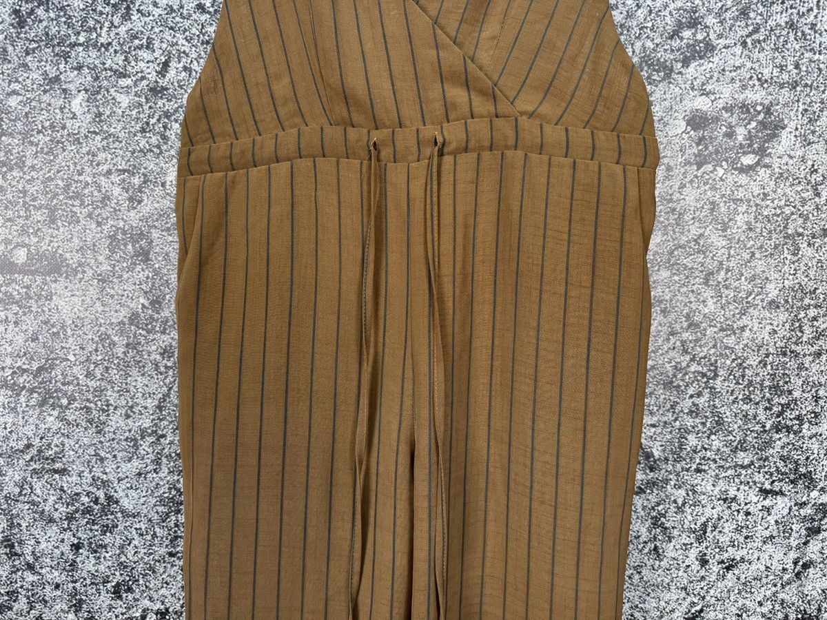 Dior Christian Dior Striped Jumpsuit Logo Straps Brown Size S Size S / US 4 / IT 40 - 3 Thumbnail