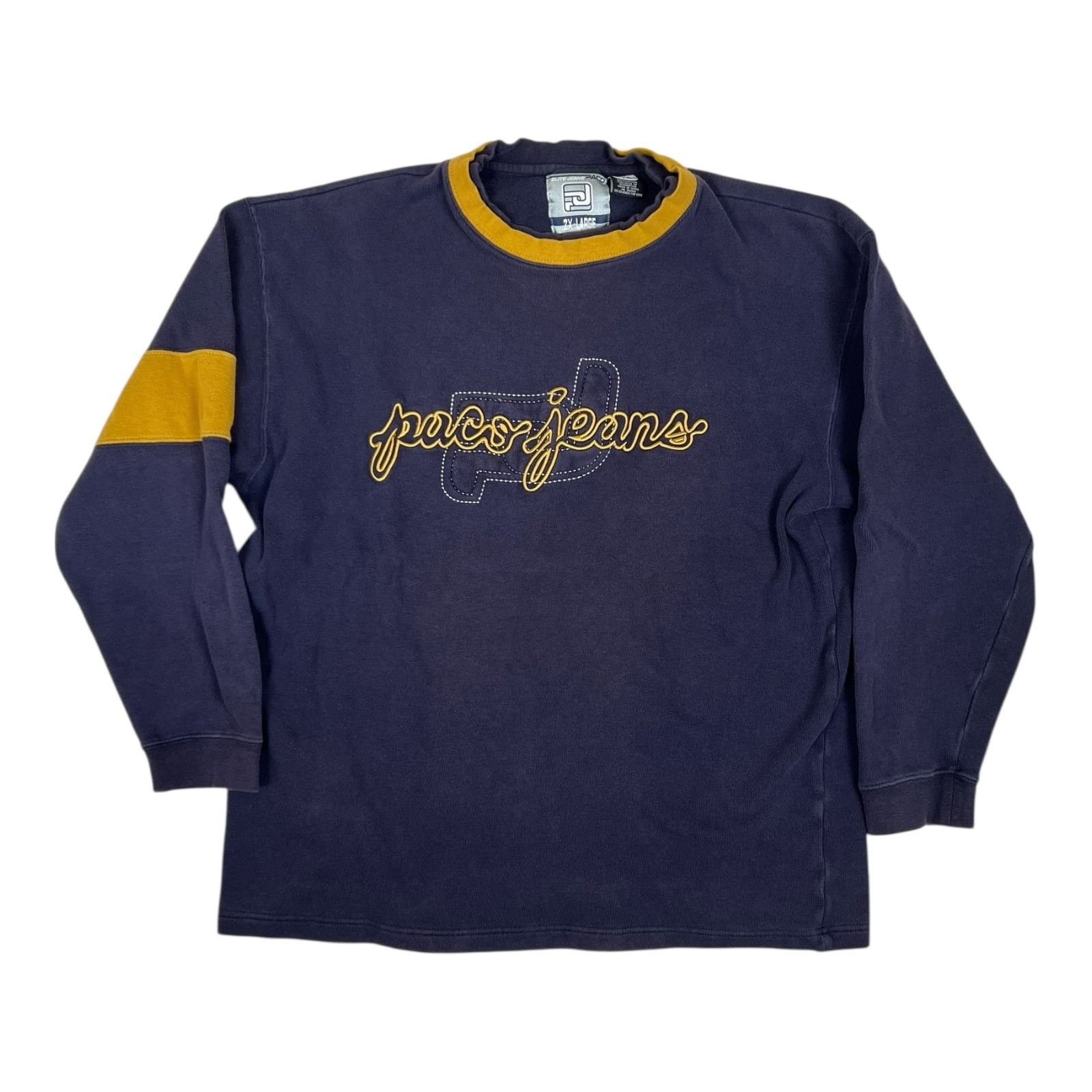 Other Vintage Paco Jeans Sweatshirt Size XL Y2K Blue Hip Hop Embro Size US XL / EU 56 / 4 - 1 Thumbnail