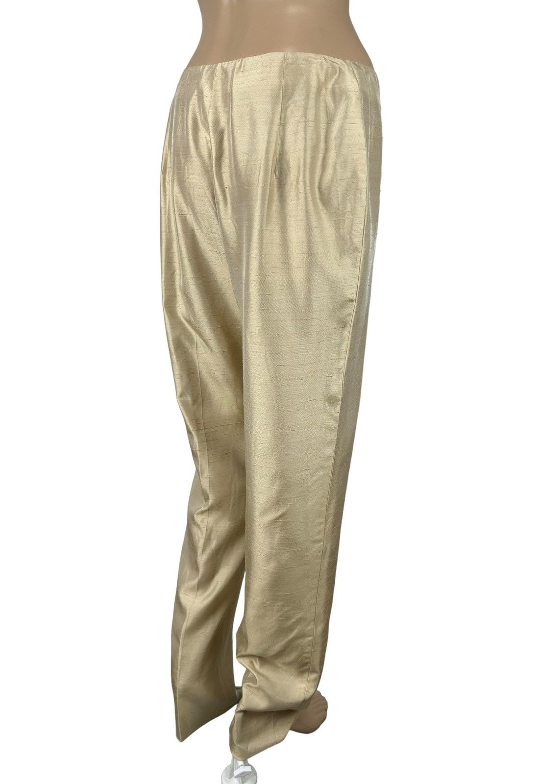 Max Mara Max Mara Silk-Acetat Pants size US10 IT44 Size 32" / US 10 / IT 46 - 7 Thumbnail