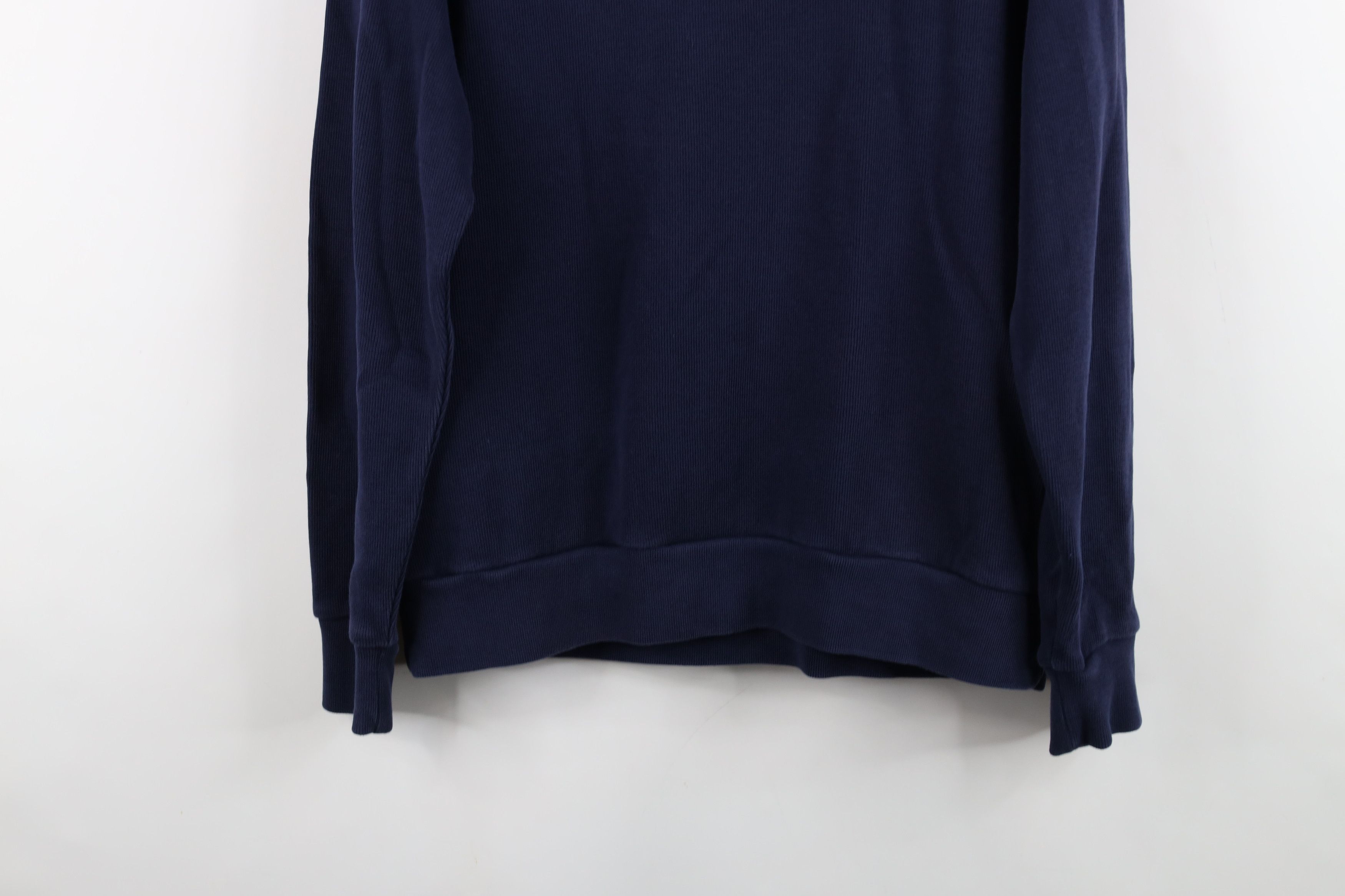 Lacoste Lacsote Logo Ribbed Knit Half Zip Pullover Sweater Blue Size US XXL / EU 58 / 5 - 15 Thumbnail