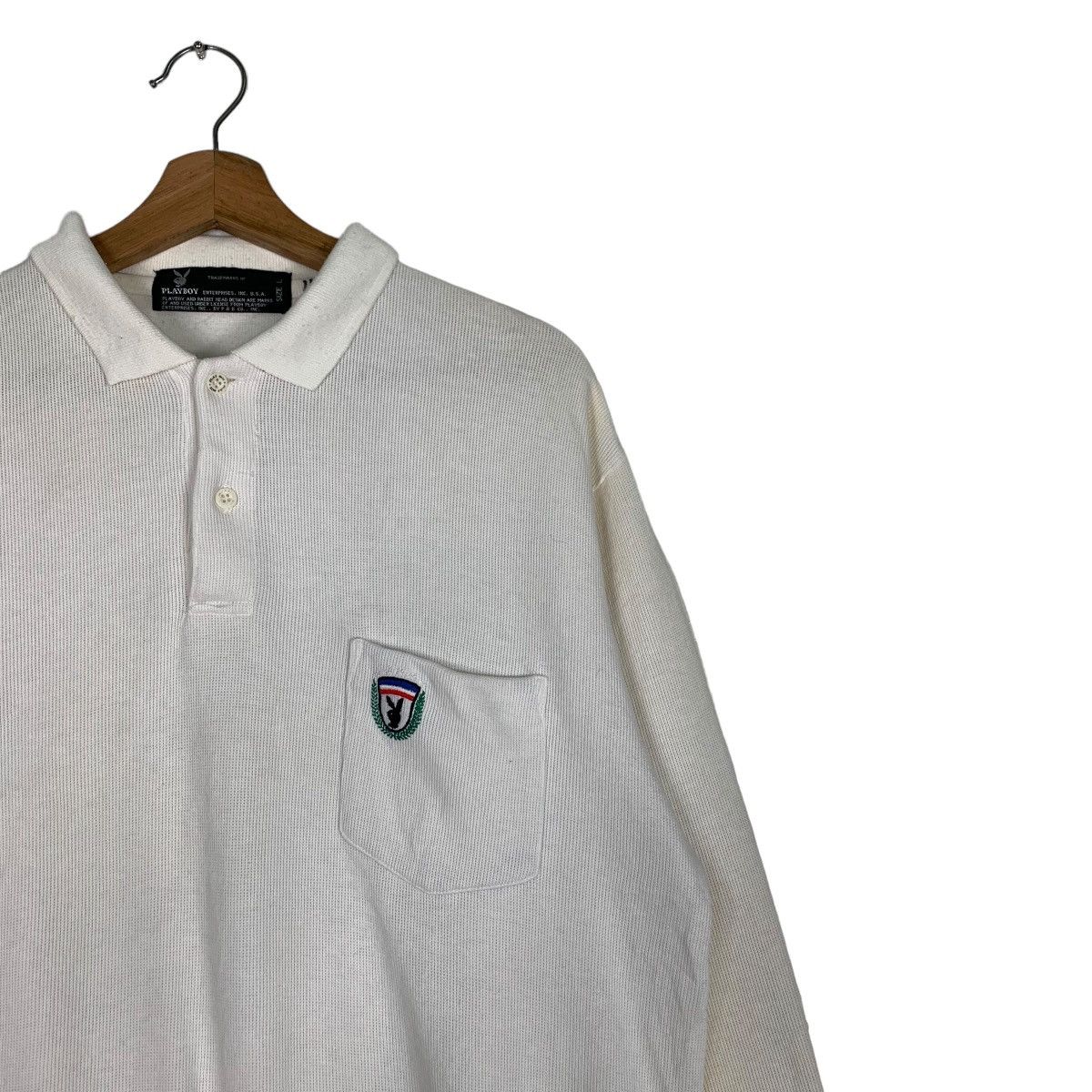 Playboy PLAYBOY Half Button Single Pocket Collar Sweatshirt 0661-C31 Size US L / EU 52-54 / 3 - 5 Thumbnail