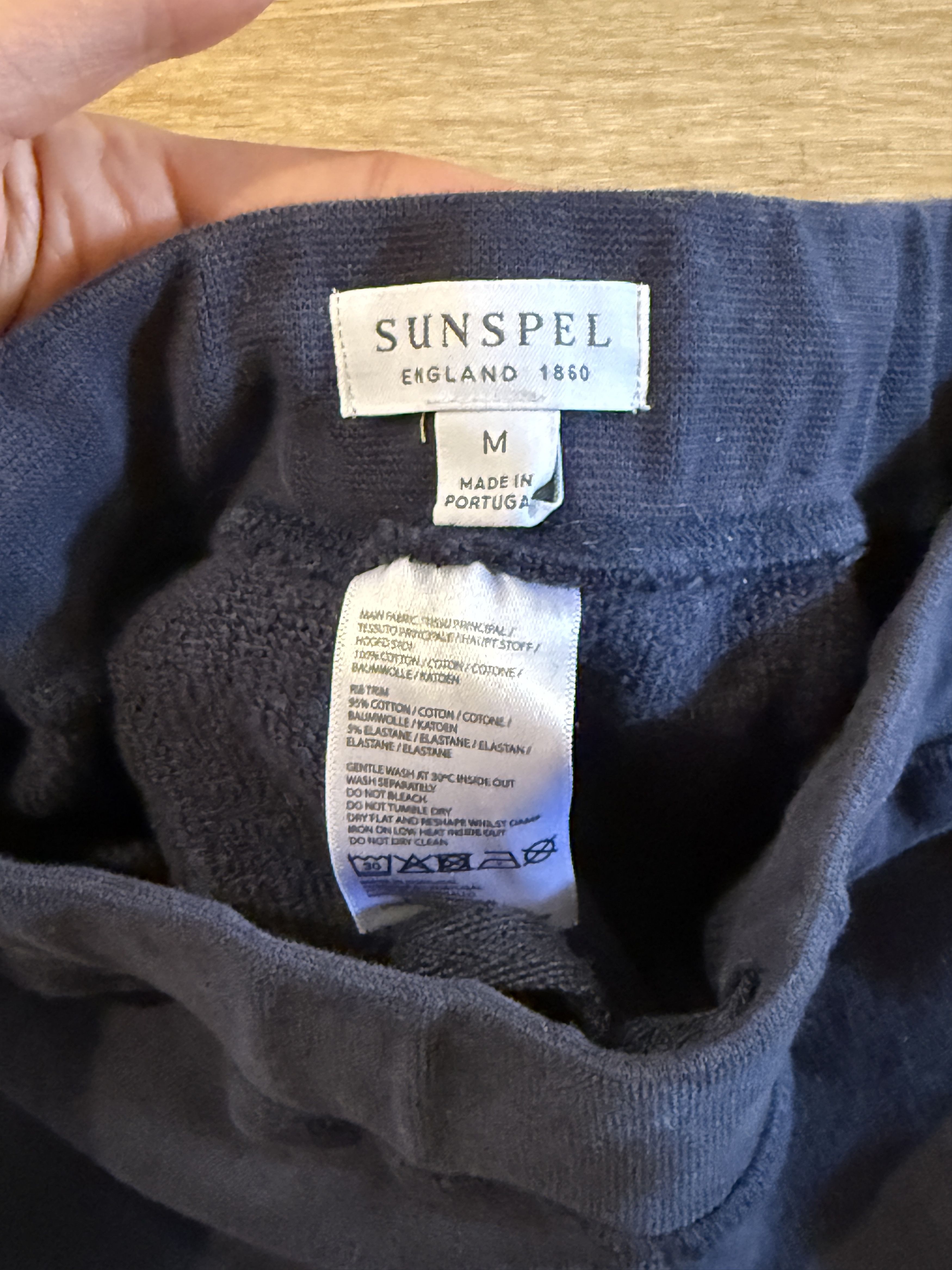 Sunspel Navy cotton shorts Size US 32 / EU 48 - 2 Thumbnail