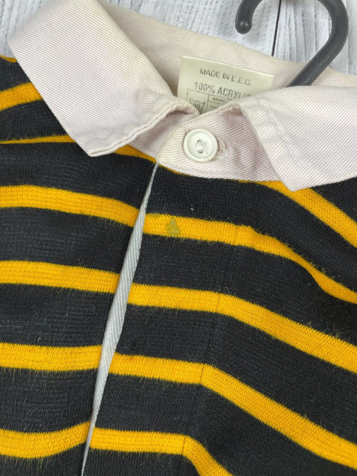 Vintage Vintage Stripped rugby jersey All Blacks international L Size US L / EU 52-54 / 3 - 7 Thumbnail