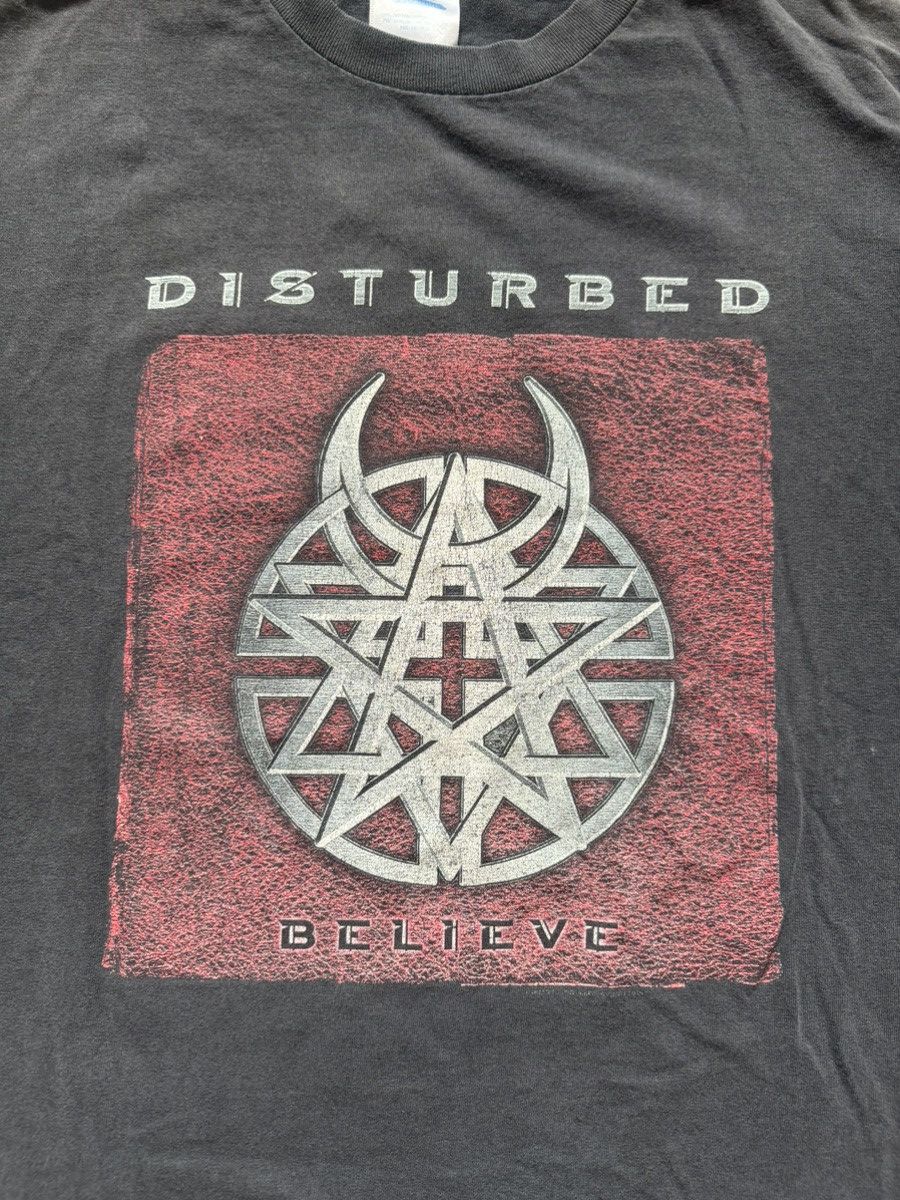 Band Tees Vintage Y2K Disturbed Believe Tshirt Size US XL / EU 56 / 4 - 2 Thumbnail