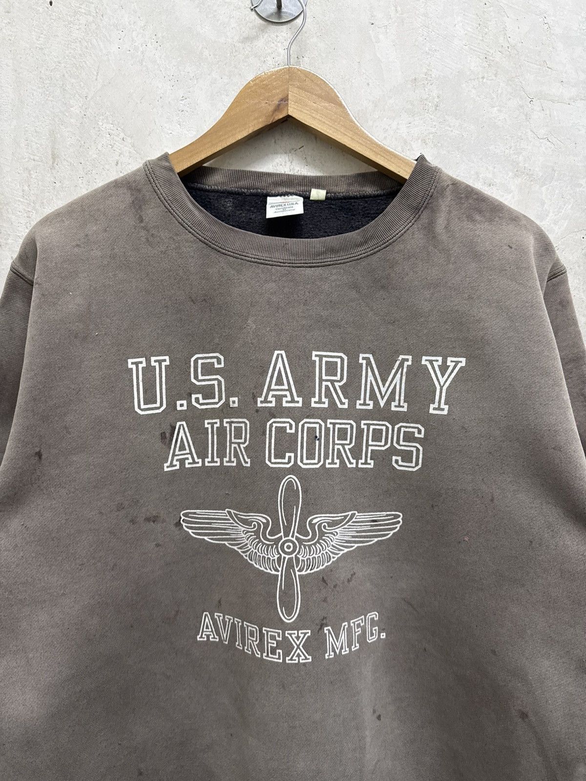 Avirex Thrashed Avirex USA Sun Faded Crewneck Size US L / EU 52-54 / 3 - 2 Thumbnail