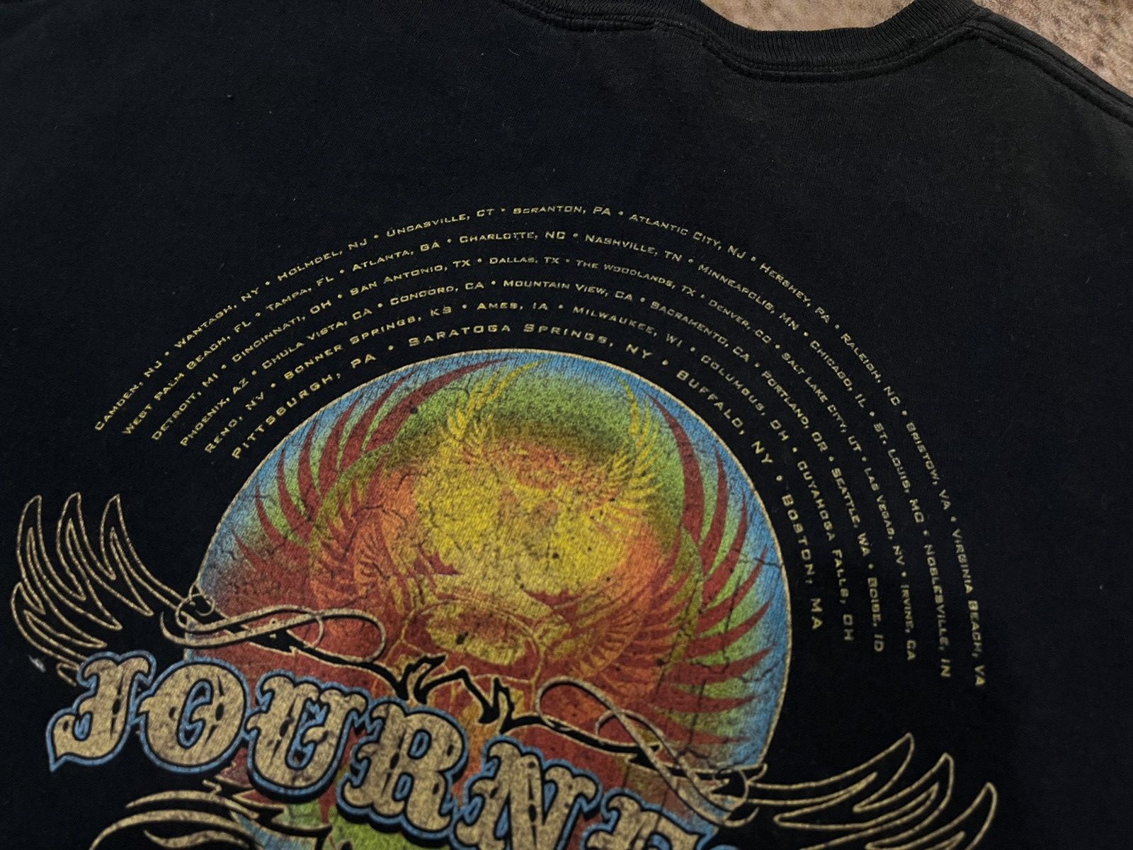 Band Tees × Vintage Sunfaded Journey Tour Tee Size US XL / EU 56 / 4 - 6 Thumbnail