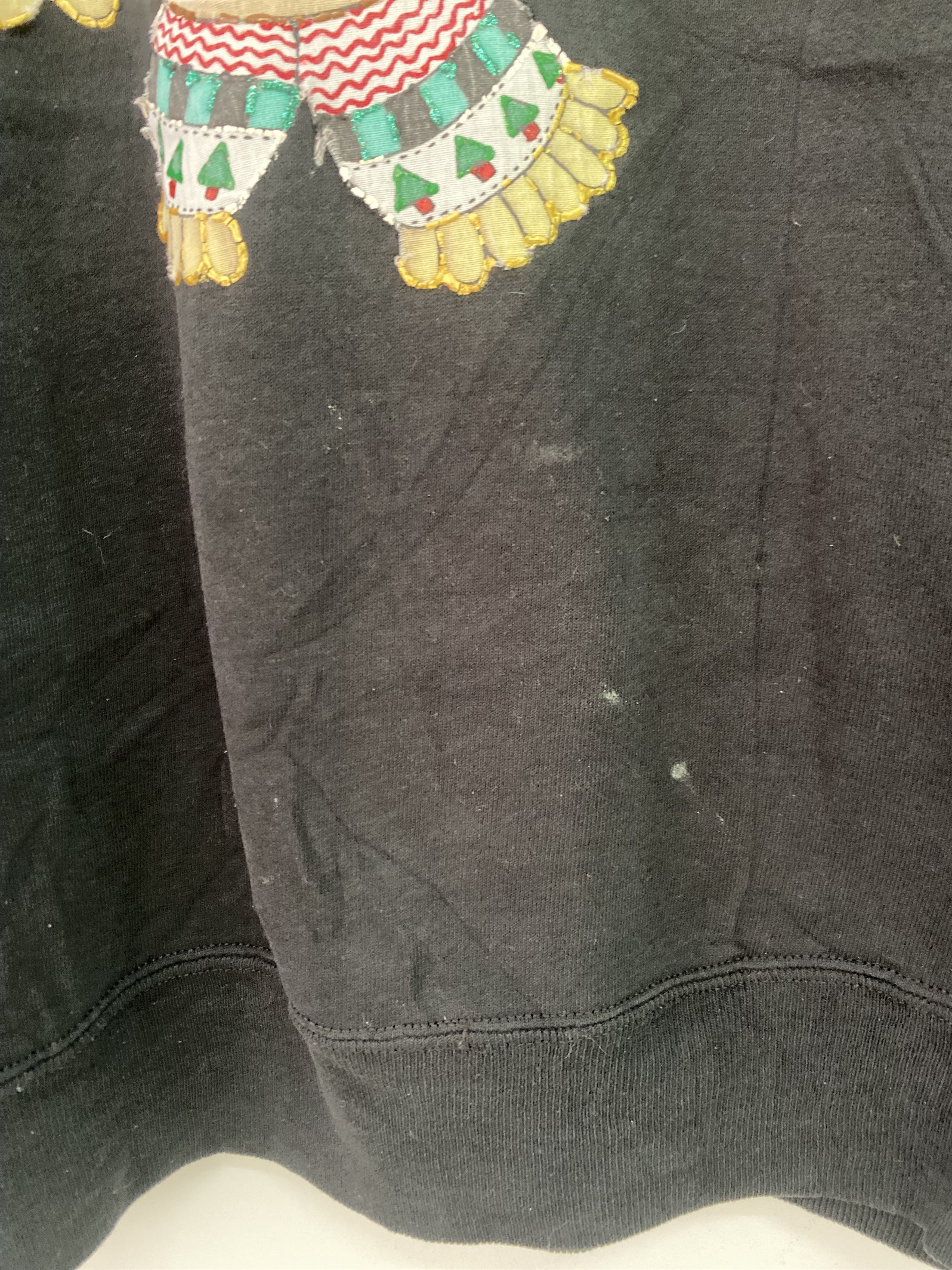 Jerzees × Vintage Reindeer Crewneck Sweatshirt Vintage Pullover Sweater Black Size US L / EU 52-54 / 3 - 6 Thumbnail