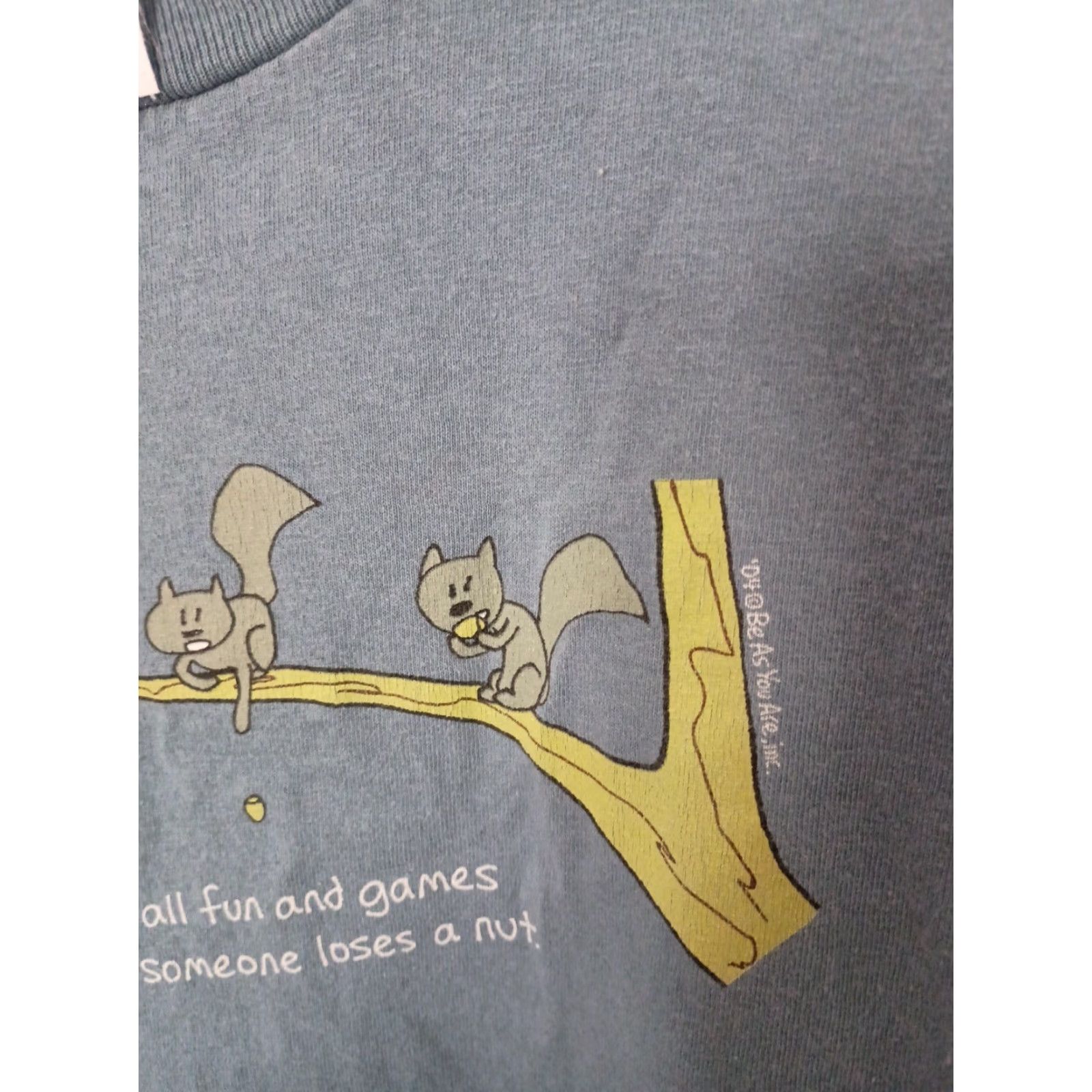 Vintage VINTAGE Funny Squirrel T-Shirt Men L Gray Alstyle Size US L / EU 52-54 / 3 - 3 Thumbnail