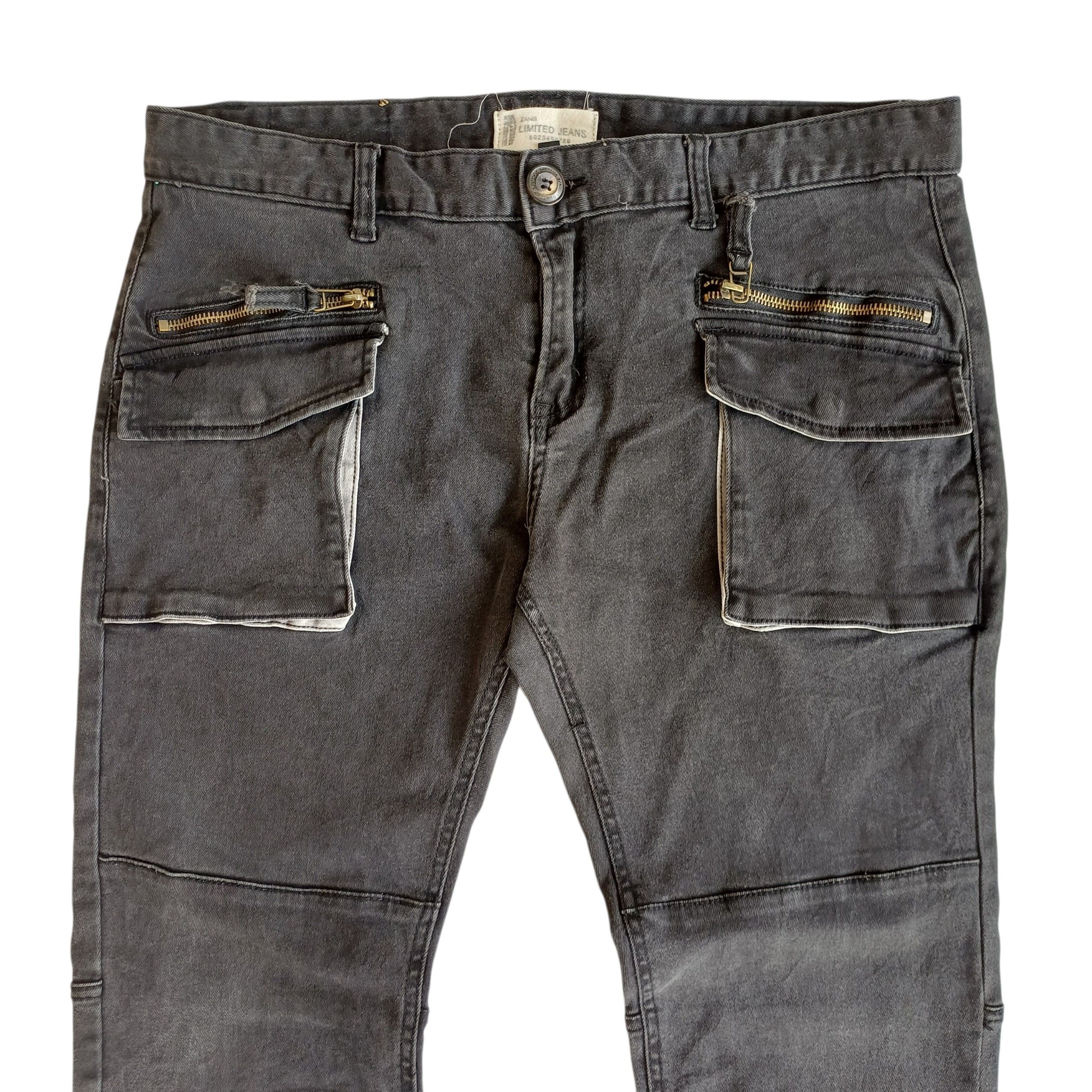 Other Grey Charcoal Cargo Pants Denim & Supply Limited Jeans Size 34" / US 12 / IT 48 - 2 Thumbnail