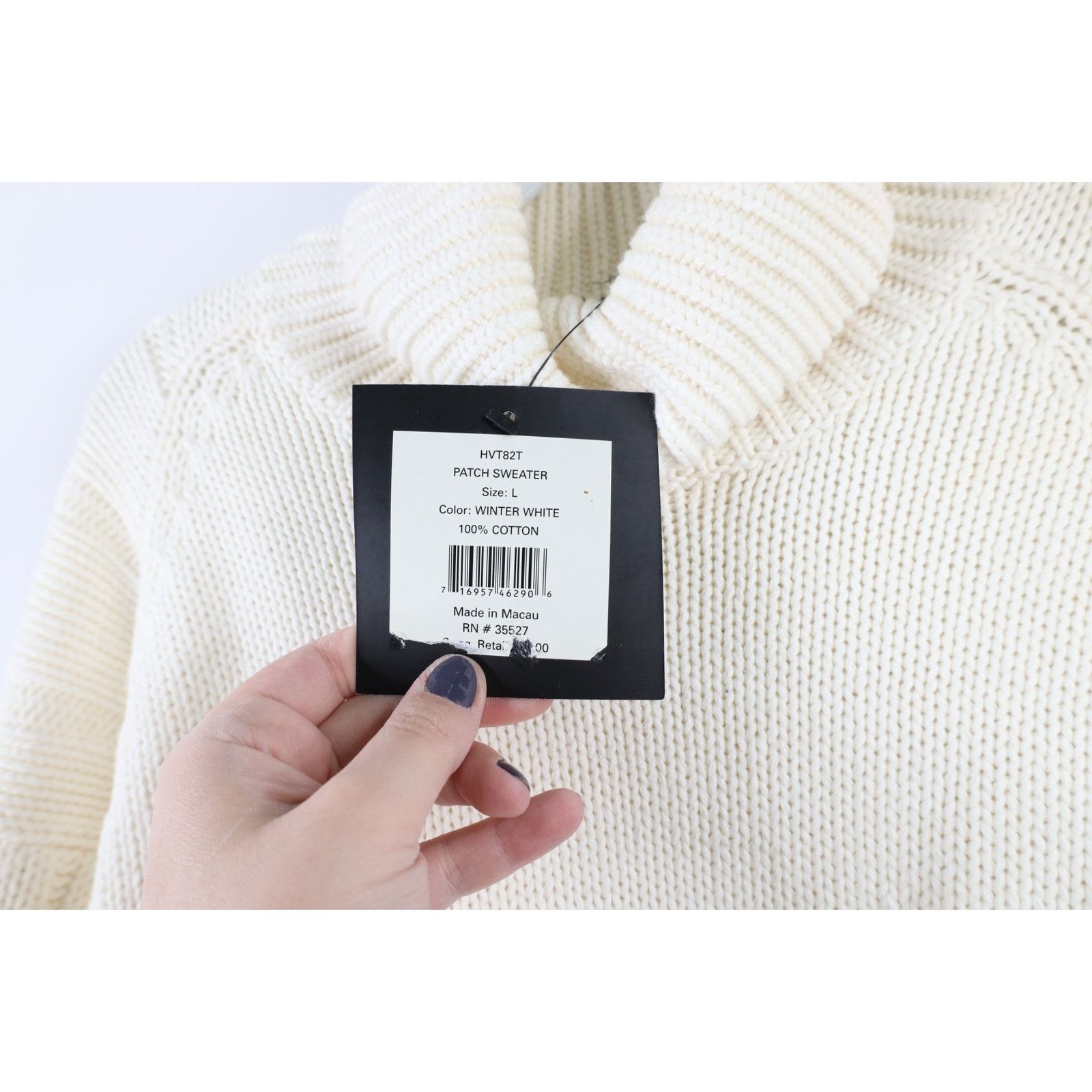 Marithe + Francois Girbaud NOS Vintage 90s Marithe Francois Girbaud Turtleneck Sweater Size US L / EU 52-54 / 3 - 5 Thumbnail