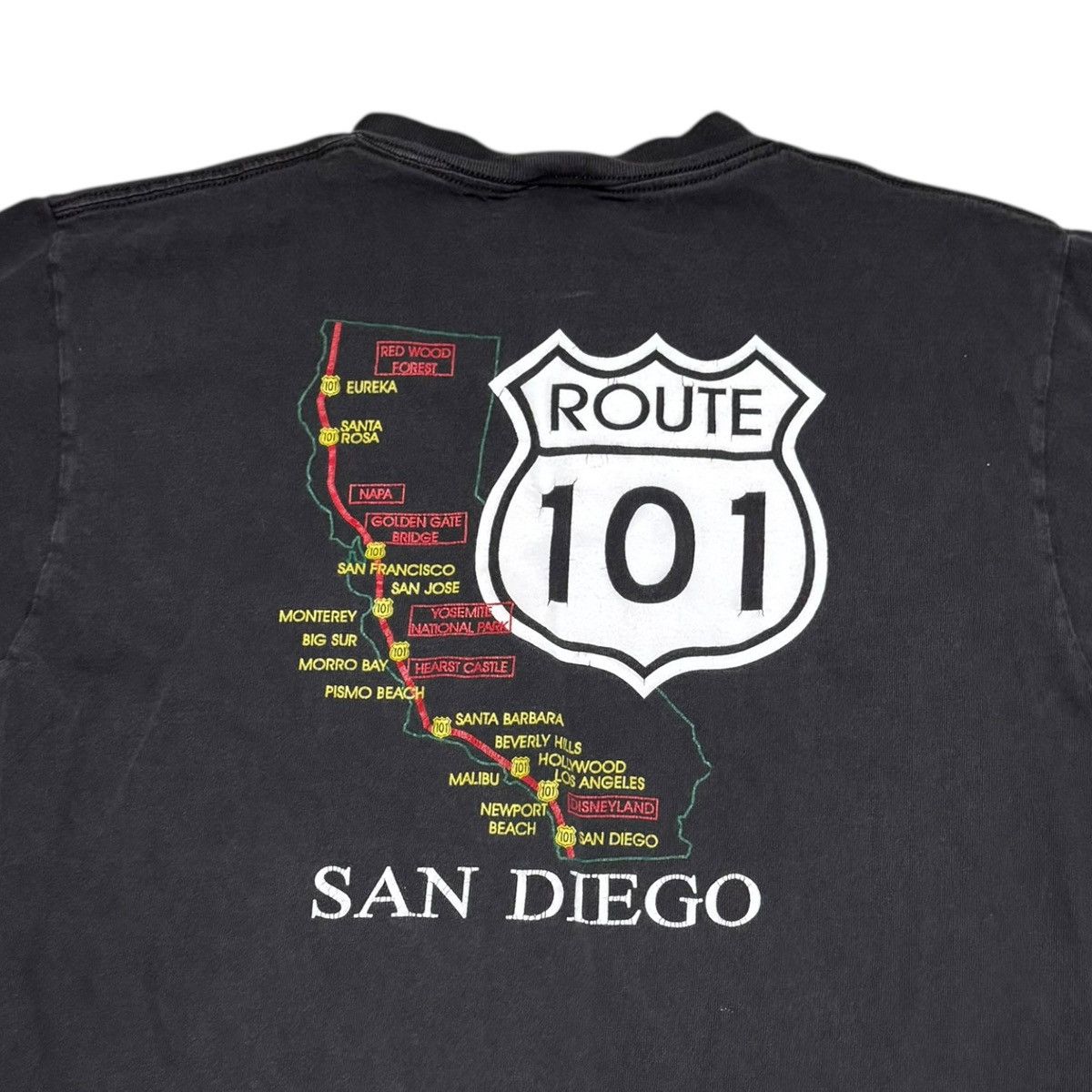 Tultex Tultex Route 101 Sand Diego California Shirt Men's Medium Size US M / EU 48-50 / 2 - 2 Thumbnail