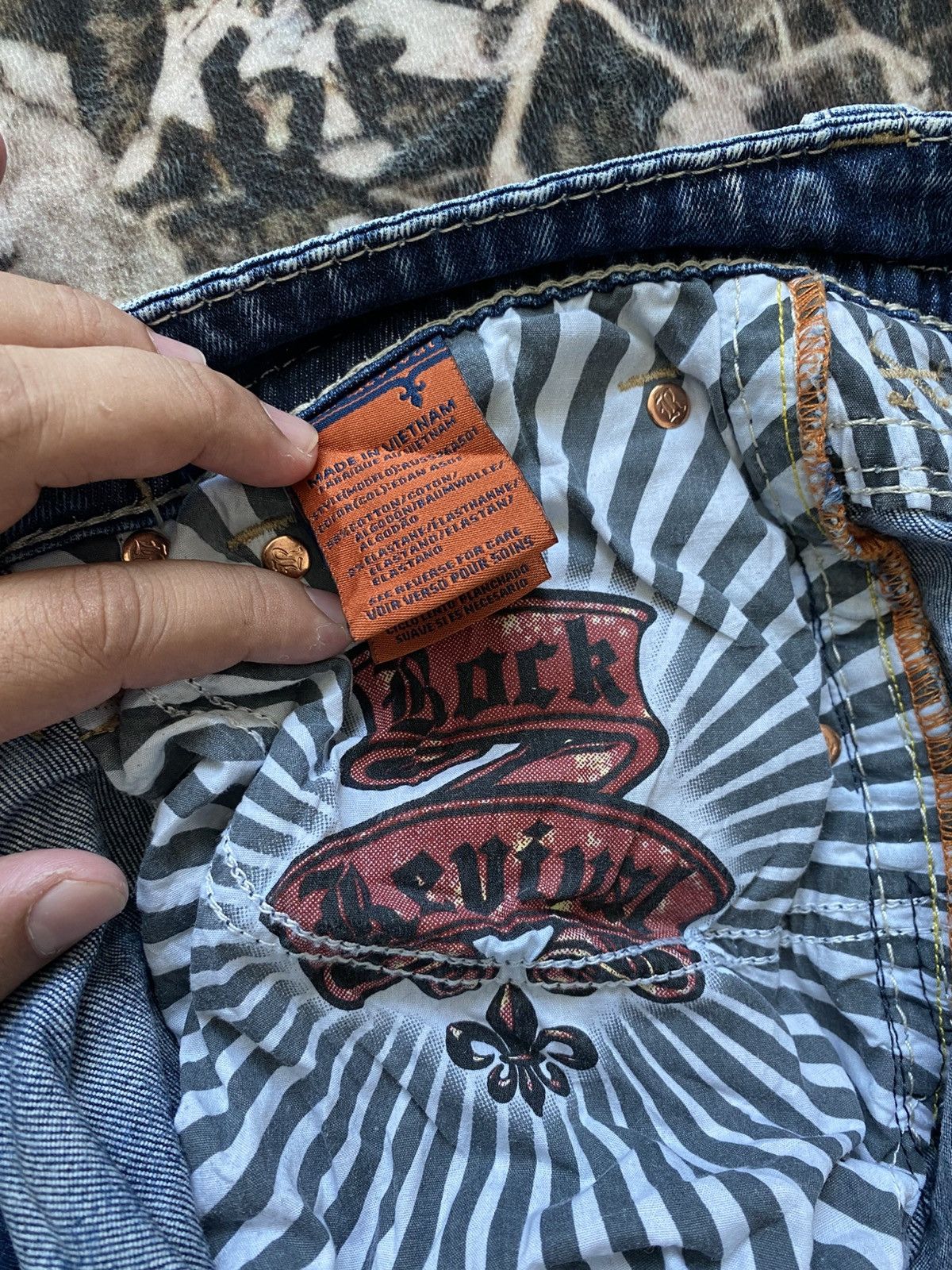 Rock Revival Rock Revival Custom Paint Jeans Y2K Size US 38 / EU 54 - 6 Thumbnail