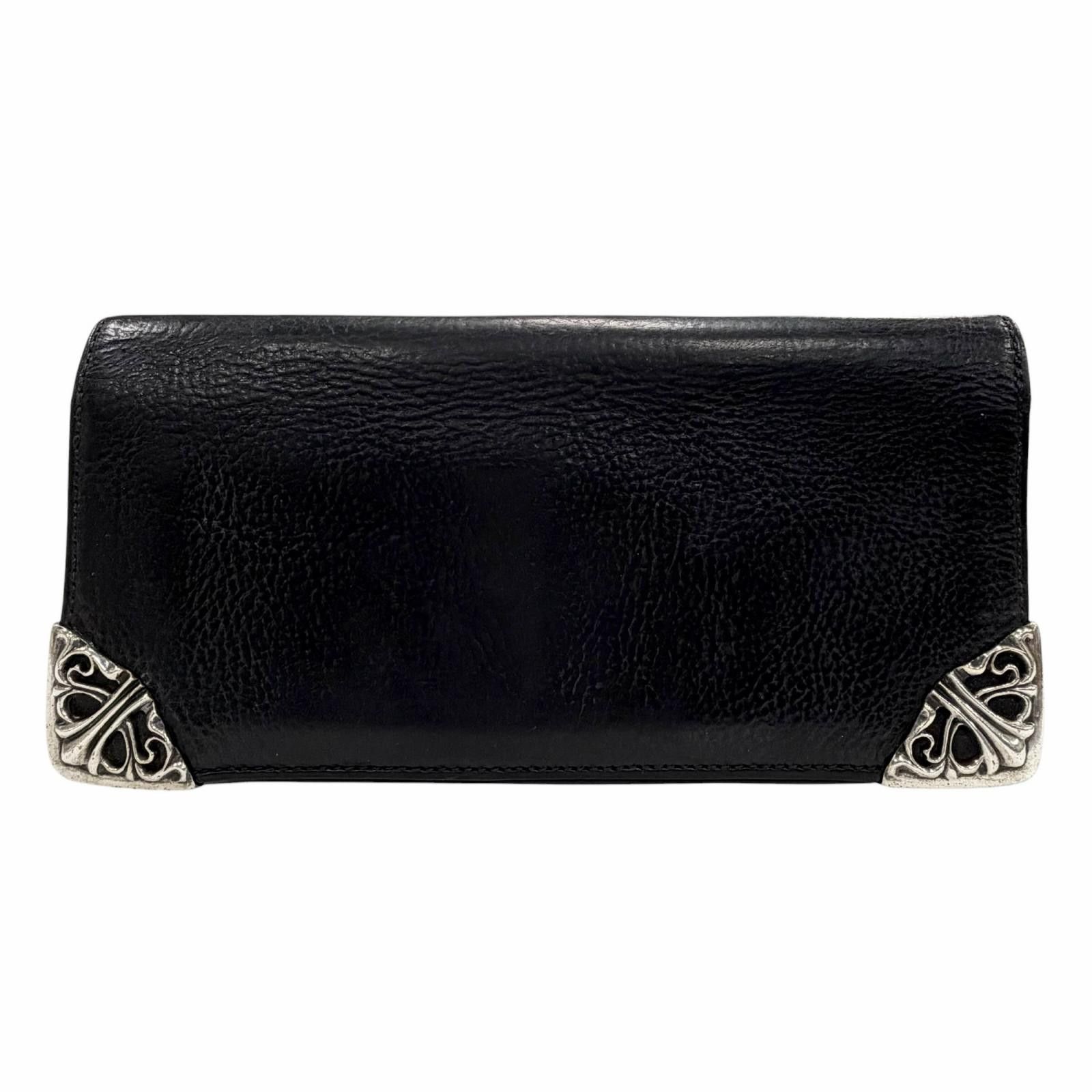 Chrome Hearts Chrome Hearts Chrome Hearts Leather Long Wallet Precious Metal Long Wallet DUTY FREE for USA Size ONE SIZE - 1 Thumbnail