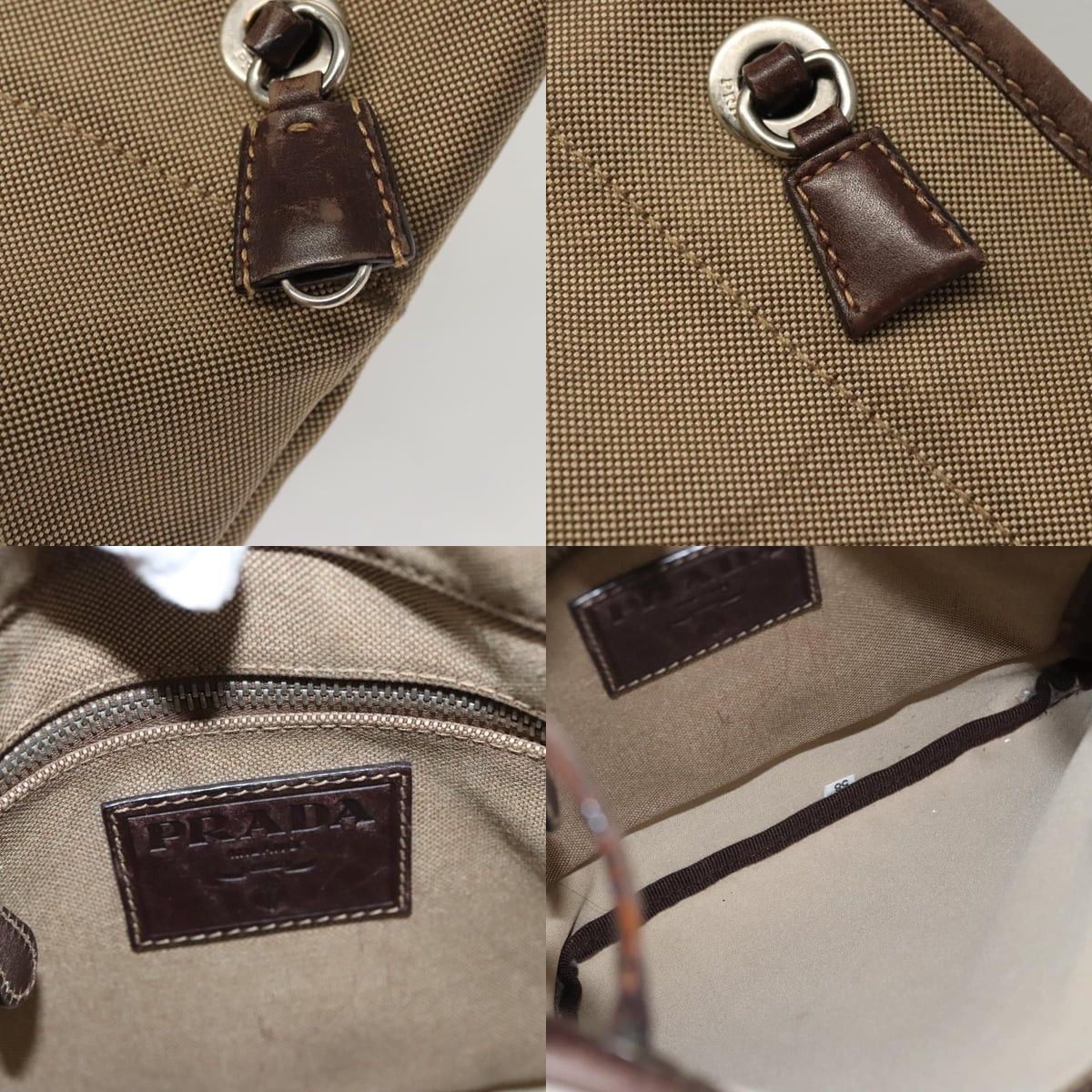 Prada PRADA Shoulder Bag Canvas Beige Size ONE SIZE - 11 Thumbnail