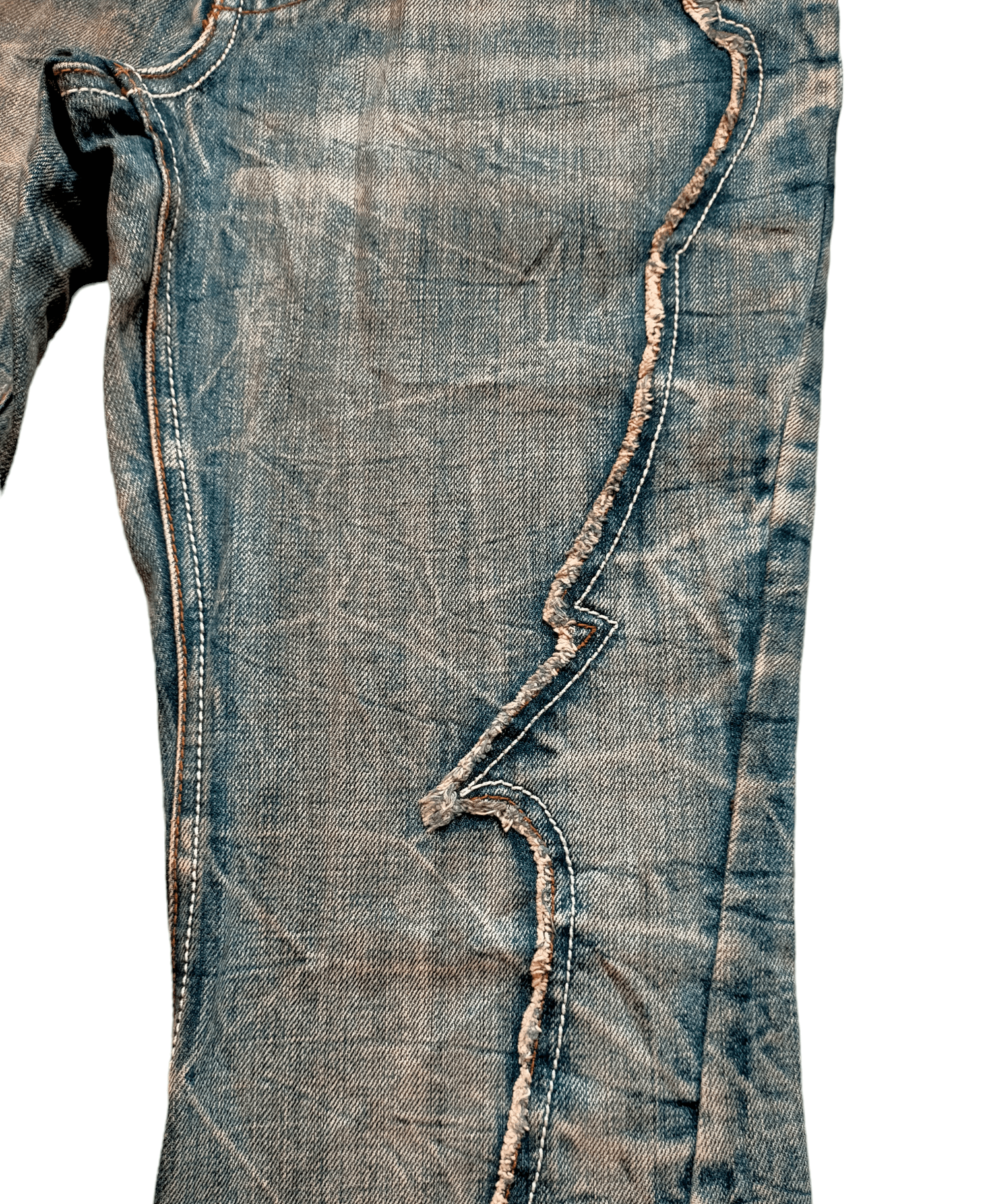 Hysteric Glamour Flare Jeans Semantic Design Acid Wash Boot cut Denim Size US 30 / EU 46 - 8 Thumbnail