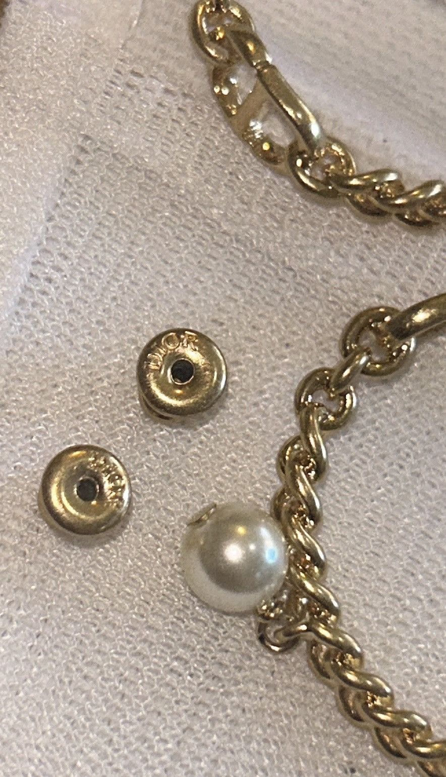 Dior Christian Dior 30 MONTAIGNE Earrings Gold-Finish Metal Size ONE SIZE - 8 Thumbnail