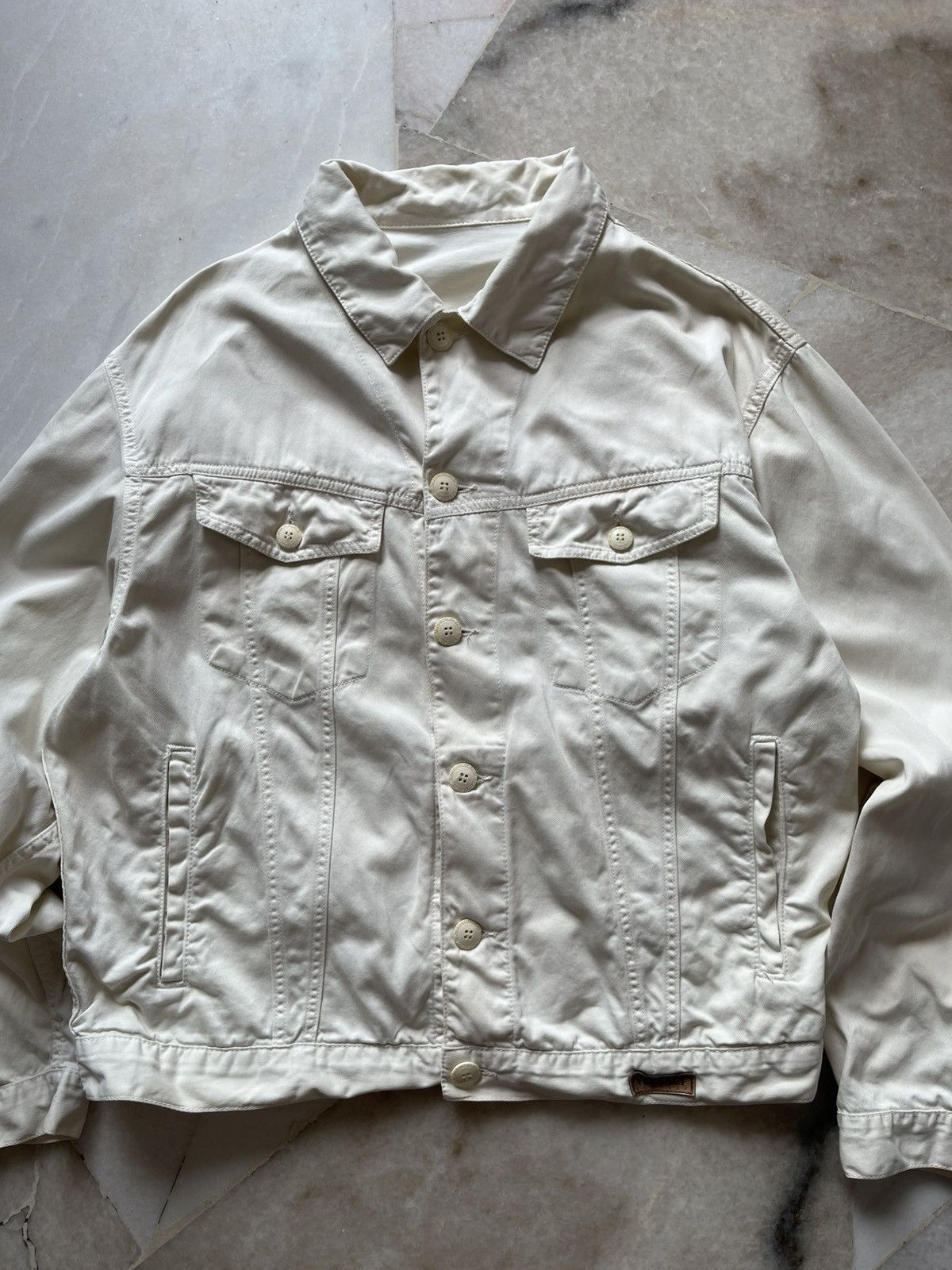 Versus Versace Versace Classic Trucker Denim Jacket A1 Size US L / EU 52-54 / 3 - 12 Thumbnail