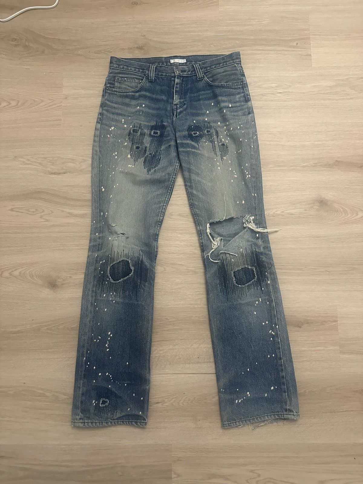 Number (N)ine Number (N)ine AW01 Denim Size 3 Size US 31 - 1 Thumbnail