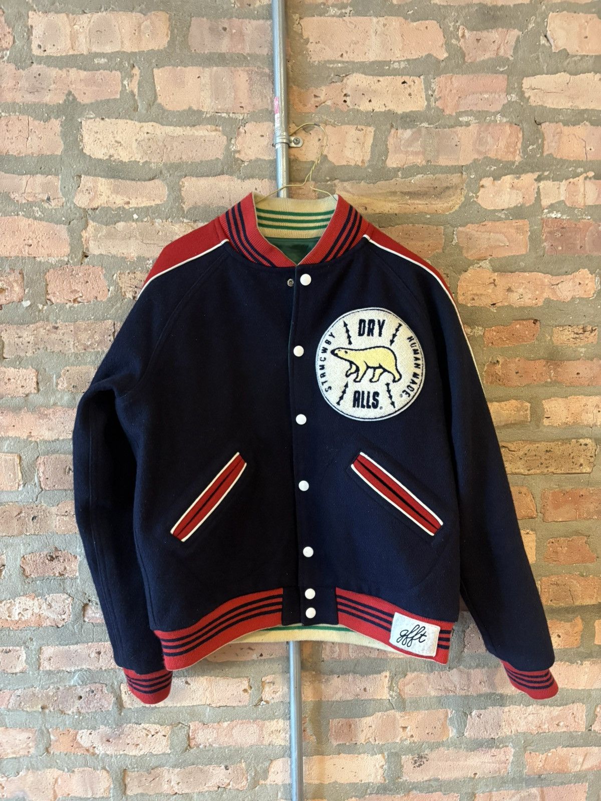 Human Made Human Made Wool Varsity Jacket Size US M / EU 48-50 / 2 - 1 Thumbnail