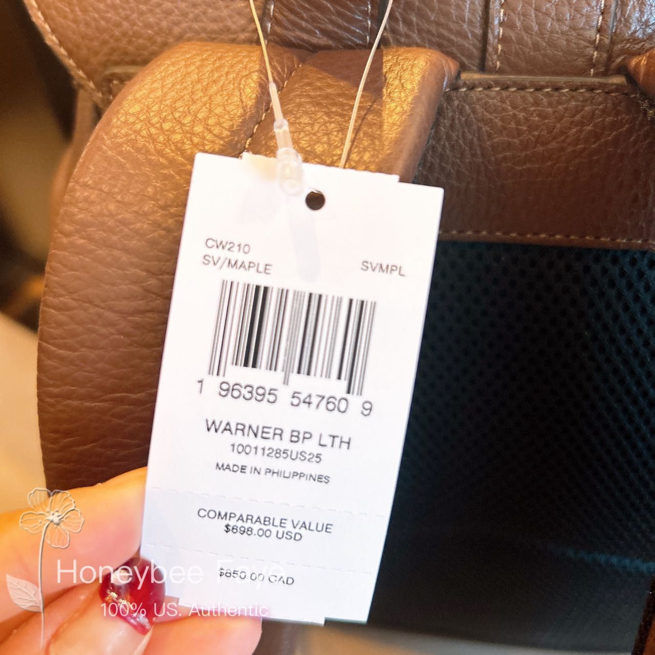 Coach Warner Backpack CW210 Size ONE SIZE - 4 Thumbnail