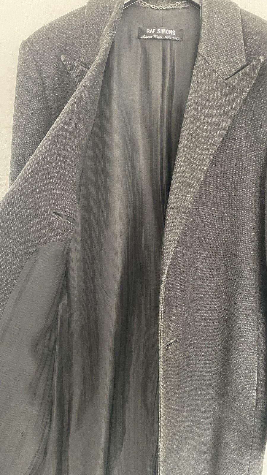 Raf Simons NEW!1998RAF 98-99 legendary item Unique collection long coat Size US M / EU 48-50 / 2 - 17 Thumbnail