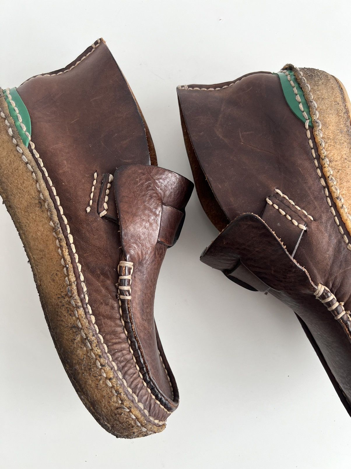 Visvim 🔥Visvim Skynyrd Double Ring Leather Folk Moc Boots Size US 8.5 / EU 41-42 - 15 Thumbnail