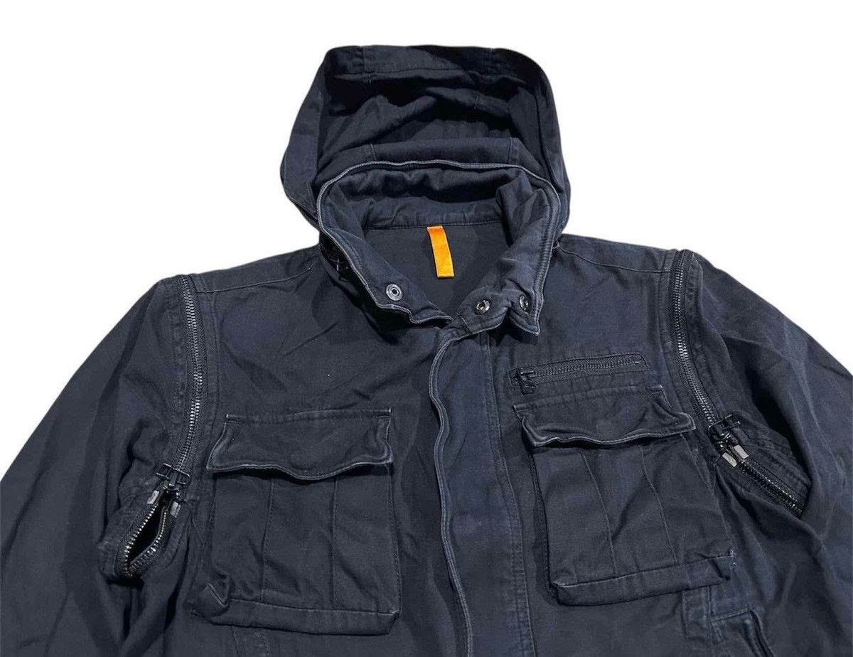 Designer × Ermenegildo Zegna × Z Zegna 🔥Vintage Ermenegildo Zegna Biker Jacket Detachable Wire Edge Size US M / EU 48-50 / 2 - 4 Thumbnail
