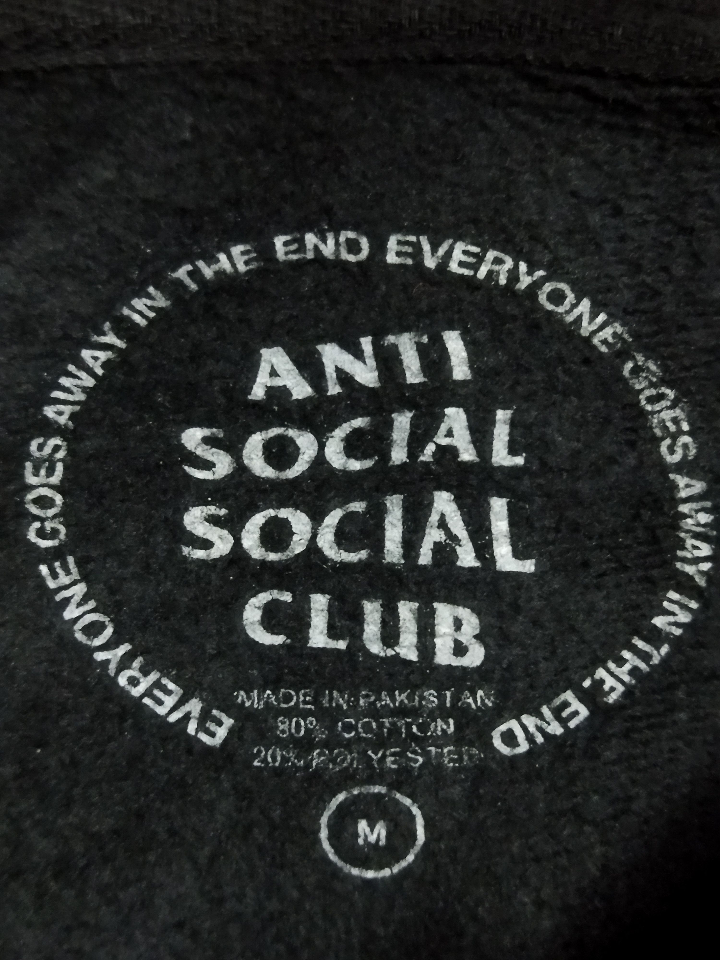 Anti Social Social Club Anti Sosial Sosial Club Nasa Hoodie Size US M / EU 48-50 / 2 - 7 Thumbnail