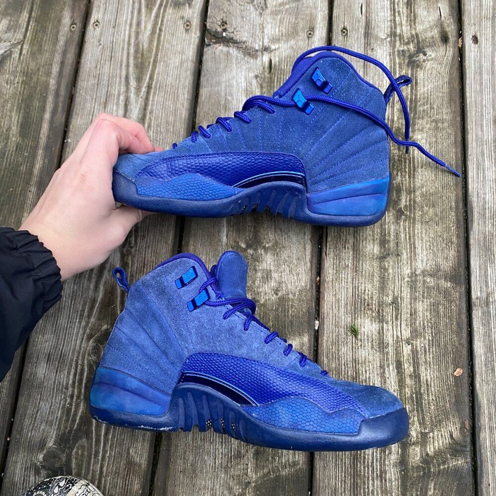 Jordan Brand 2016 Air Jordan 12 Retro Deep Royal Blue Size 6 Blue Size US 6 / EU 39 - 4 Thumbnail