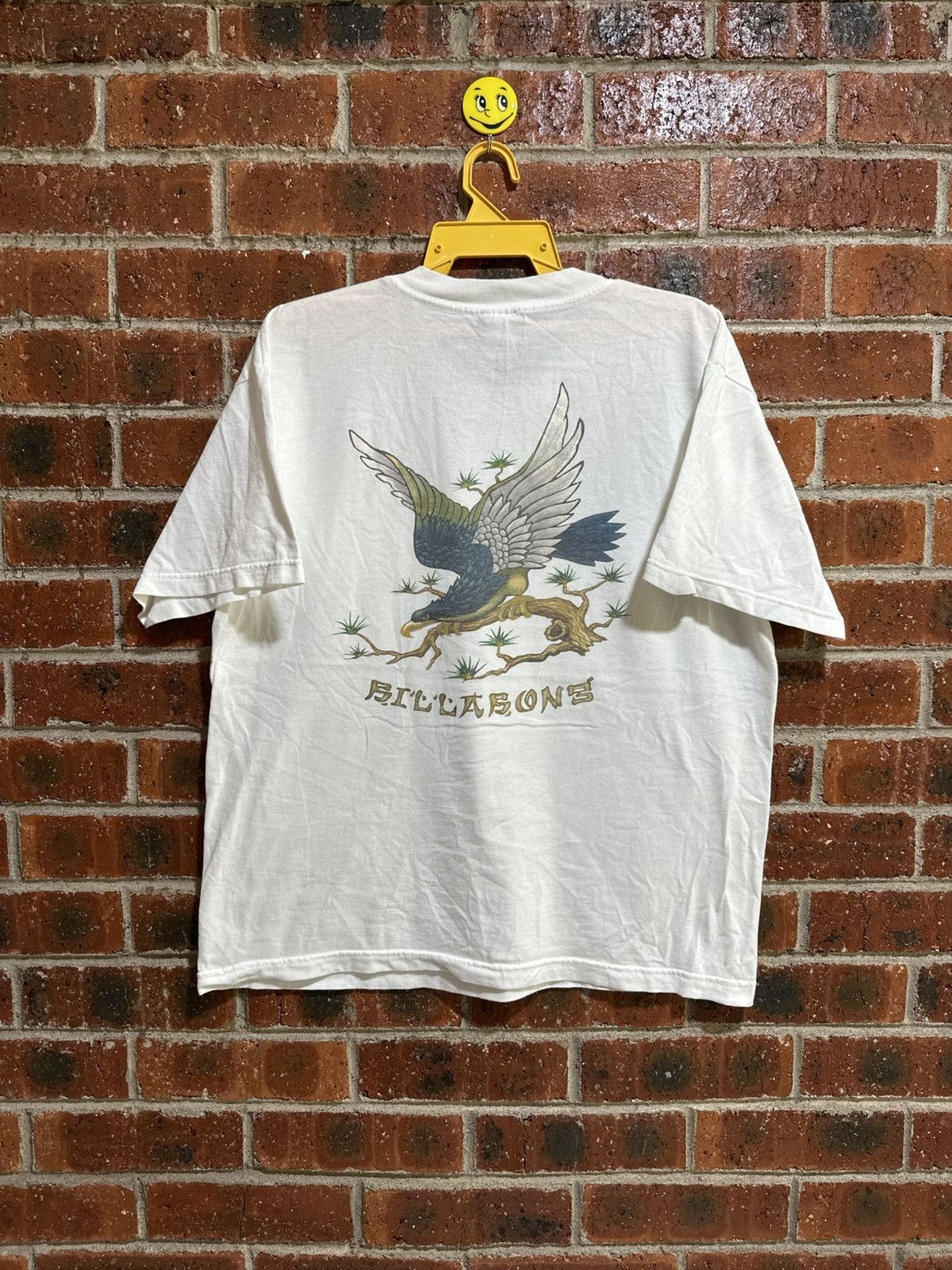 Billabong Vintage 90s Billabong Eagle Surfboard Faded Tee Size US L / EU 52-54 / 3 - 1 Thumbnail