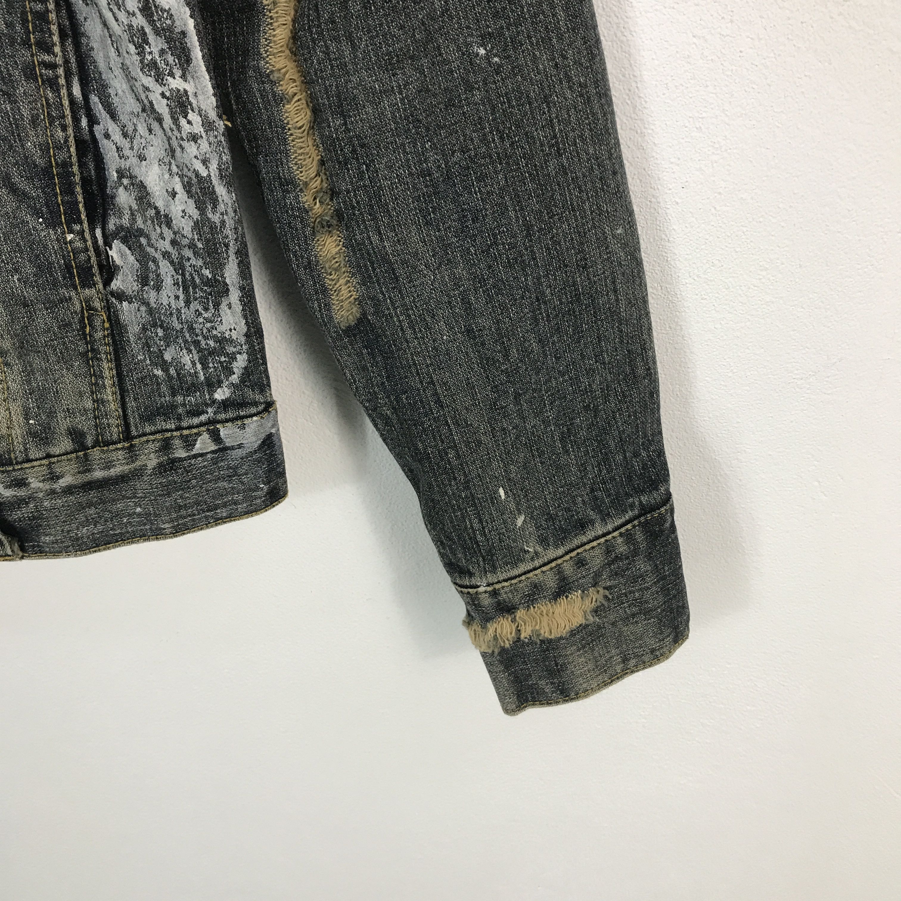 Japanese Brand japanese brand Distressed denim pink button jacket Size US M / EU 48-50 / 2 - 6 Thumbnail