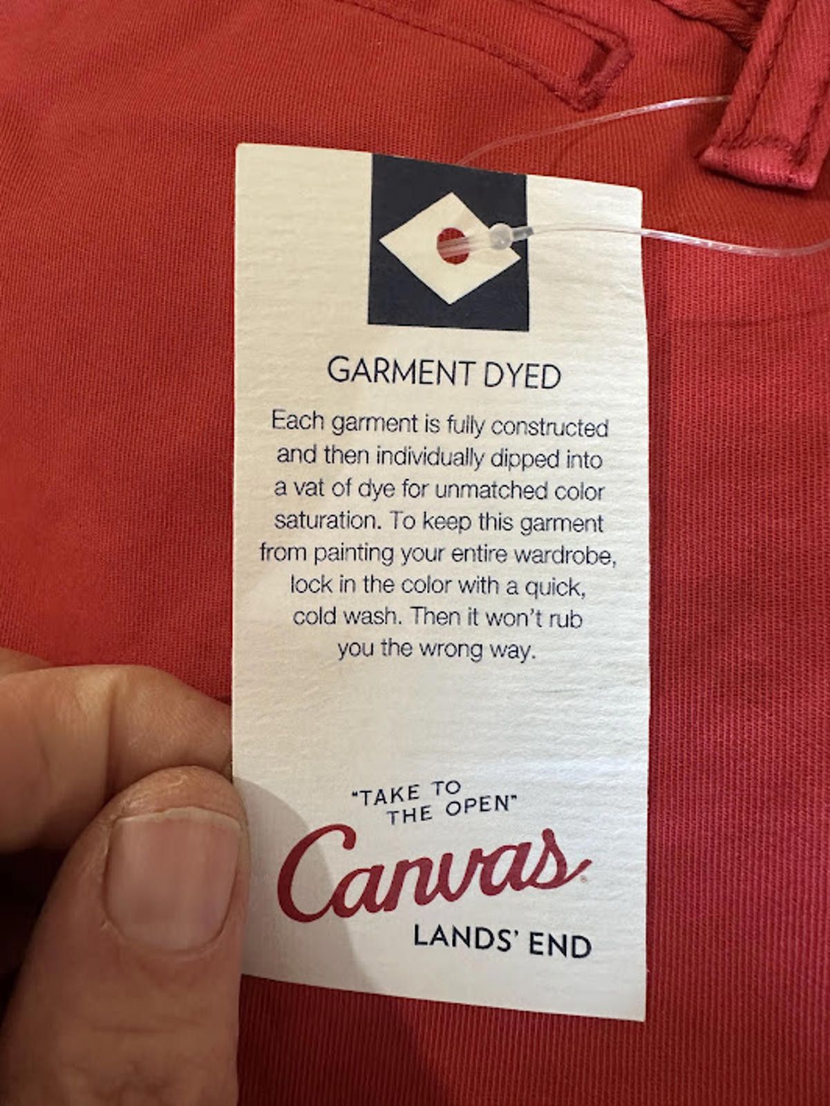 Lands' End Lands’ End Canvas 608 Slim Red Pants 36x32 NWT Size US 36 / EU 52 - 5 Thumbnail