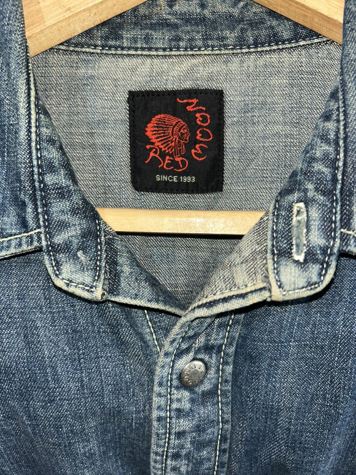 Redmoon Redmoon Western Denim Shirt Size US L / EU 52-54 / 3 - 6 Thumbnail