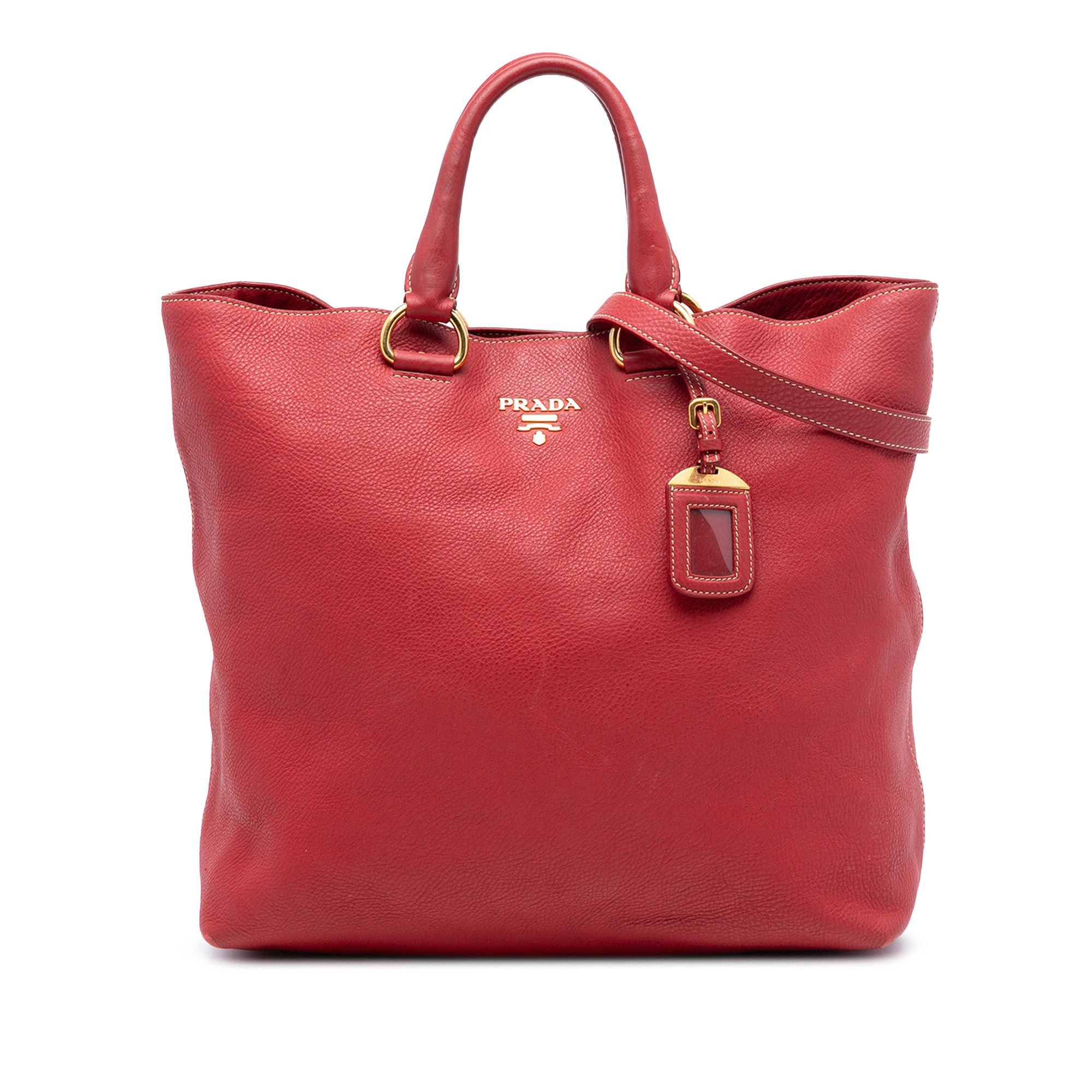 Prada Vitello Daino Open Convertible Tote Size ONE SIZE - 1 Thumbnail