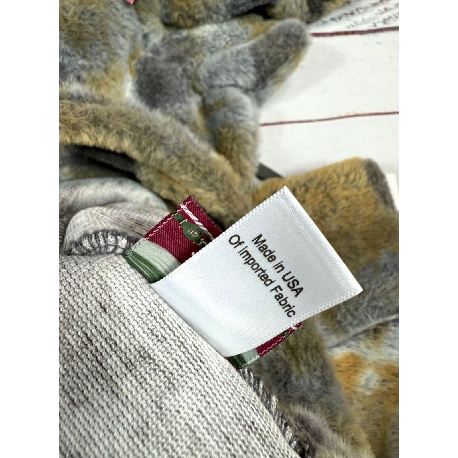 Vintage Janska Womens Hat Scarf Purse Set One Size Faux Fur Gray Spotted New Size ONE SIZE - 6 Thumbnail