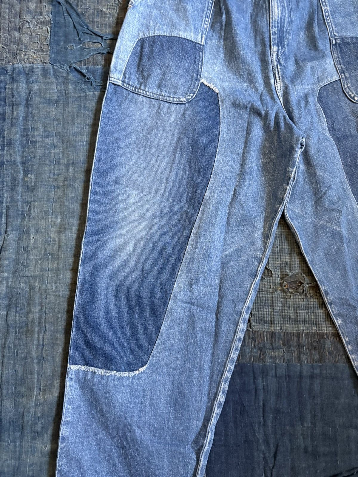 Kapital Kountry Kapital patchwork denim Dakota pants Size US 30 / EU 46 - 4 Thumbnail
