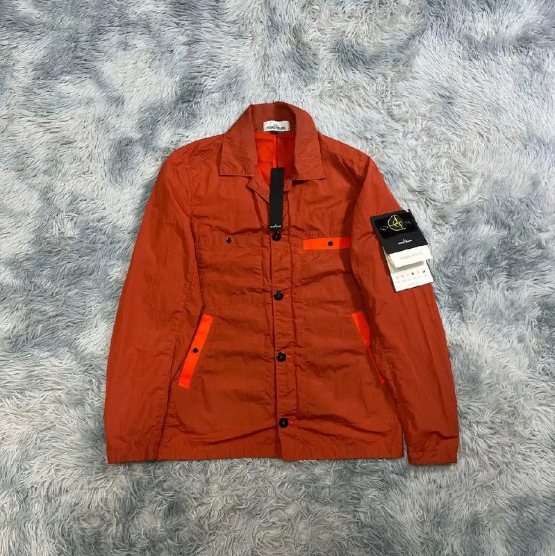 Stone Island Stone Island Red Nylon Men's Jacket 0089 Size US S / EU 44-46 / 1 - 1 Thumbnail
