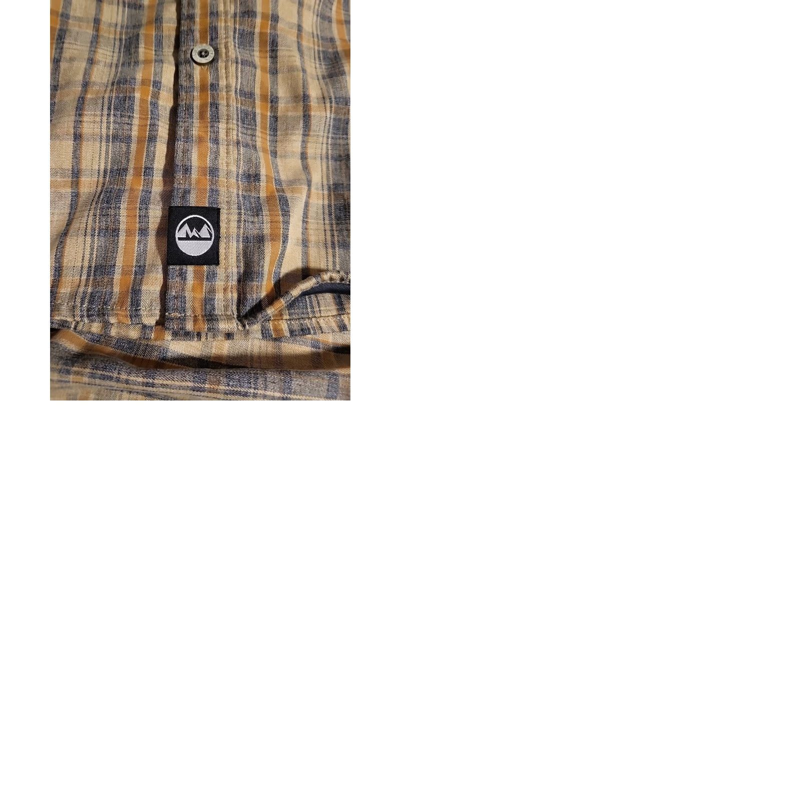 Wrangler Wrangler Outdoor Series XL Shirt Tan Plaid Long Sleeve Button-Up with Pockets Mens XL Tan Plaid Outdoor Series Shirt Size US XL / EU 56 / 4 - 9 Thumbnail