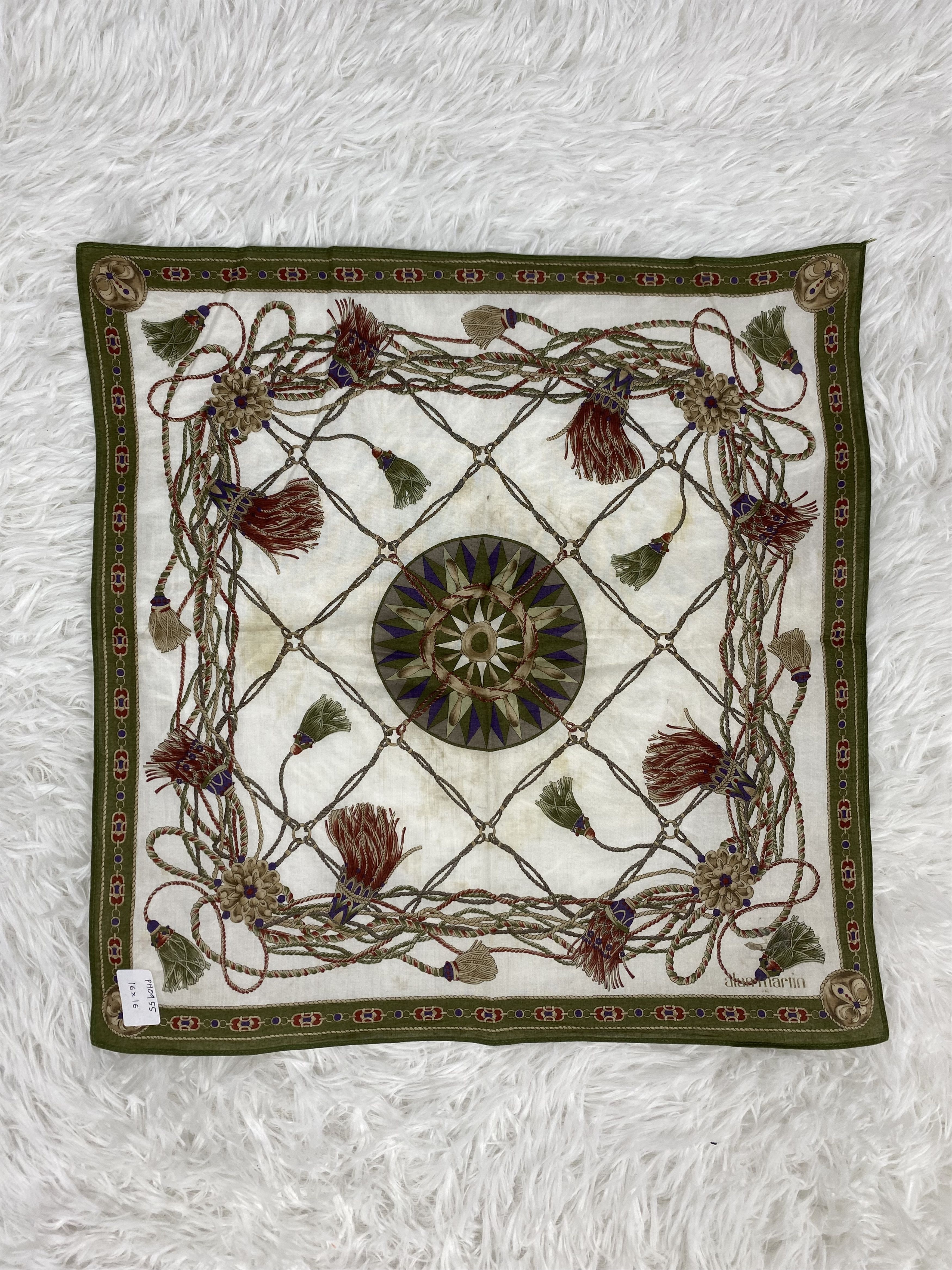 Designer × Vintage Vintage Alan Marlin Handkerchief Neckerchief PH0955 Size ONE SIZE - 4 Thumbnail
