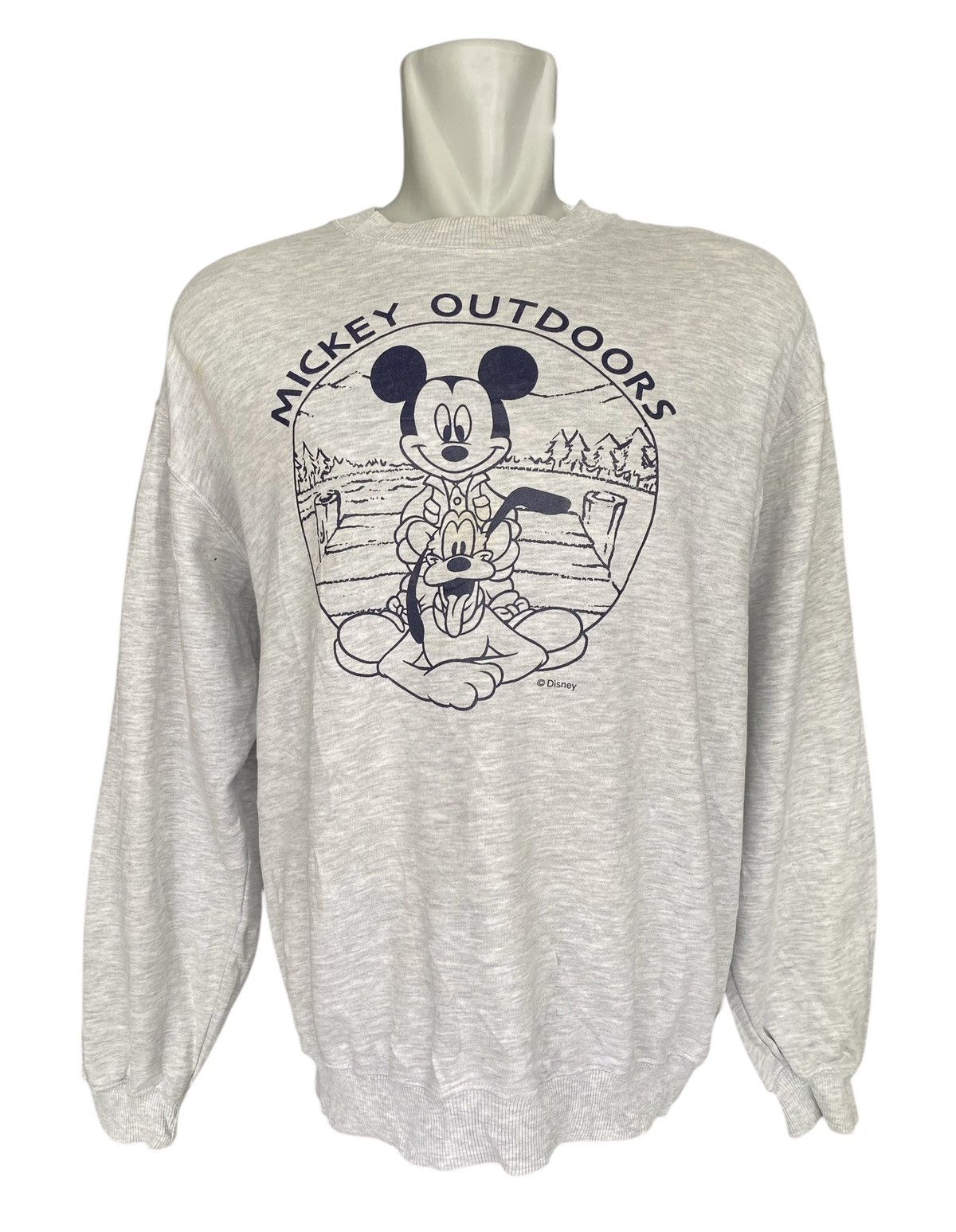 Disney Vintage LOGOS MICKEY Crewneck Size US L / EU 52-54 / 3 - 1 Thumbnail