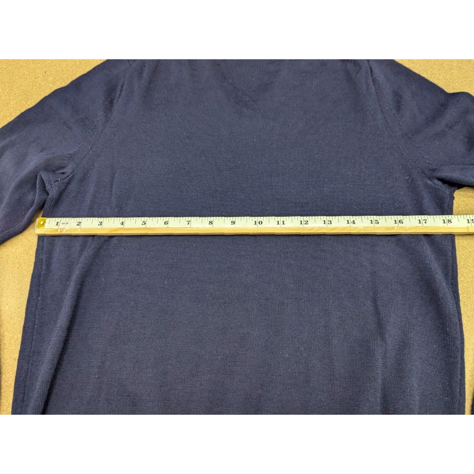 Fred Perry Fred Perry Sweater Mens 100% Merino Wool Blue Size M Long Sleeve Jumper Knit Pullover Regular Size US M / EU 48-50 / 2 - 7 Thumbnail