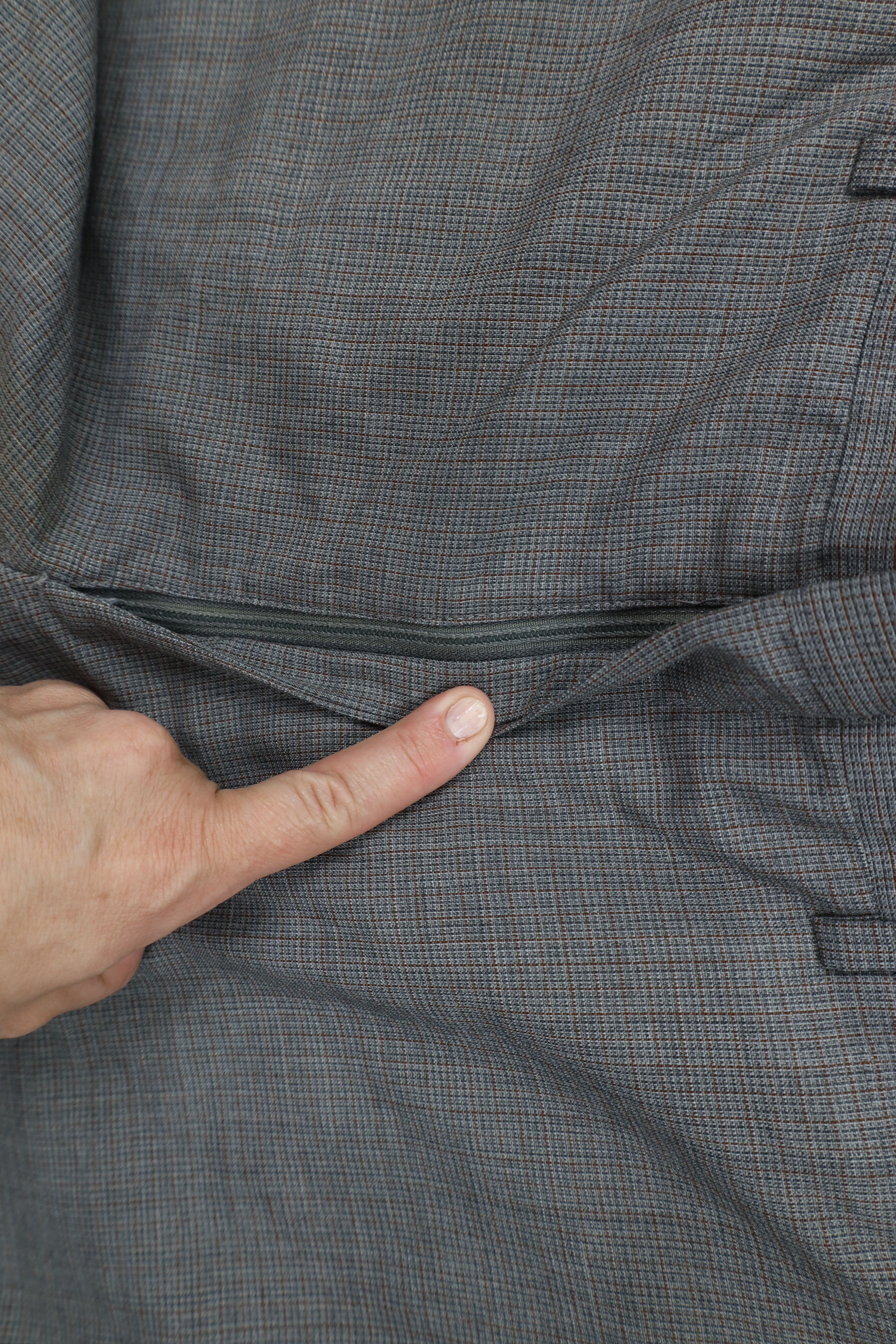 Vintage Vintage 60s 70s Streetwear Wide Leg Chino Pants Plaid USA Size US 34 / EU 50 - 6 Thumbnail