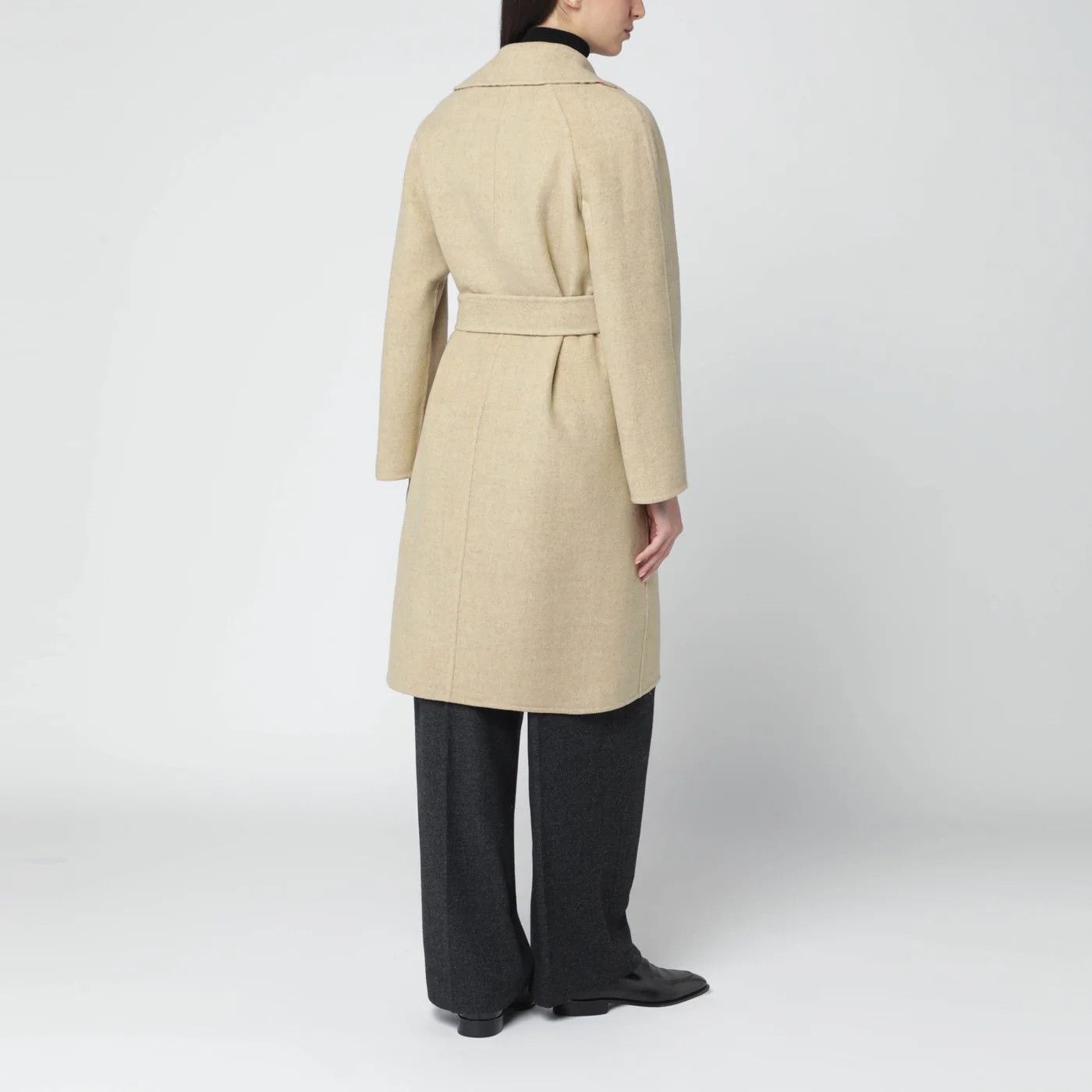 Burberry o1d2blof0426 Reversible Wool Coat in Beige Size S / US 4 / IT 40 - 4 Thumbnail