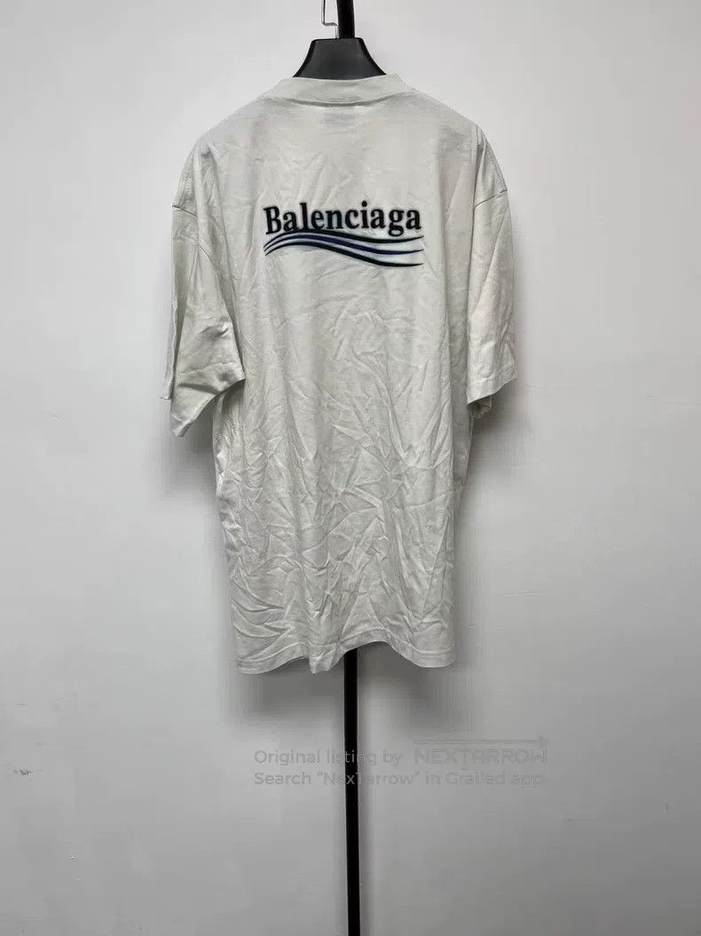 Balenciaga Balenciaga Solid color letter embroidery casual round neck Size M / US 6-8 / IT 42-44 - 2 Thumbnail