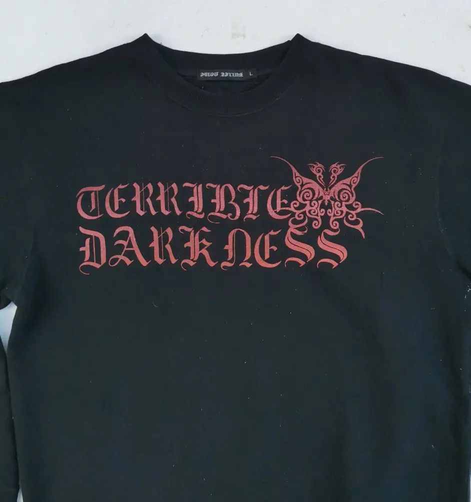 Japanese Brand Rare!!! Terrible Darkness Big Logo Sweatshirt Size US L / EU 52-54 / 3 - 5 Thumbnail