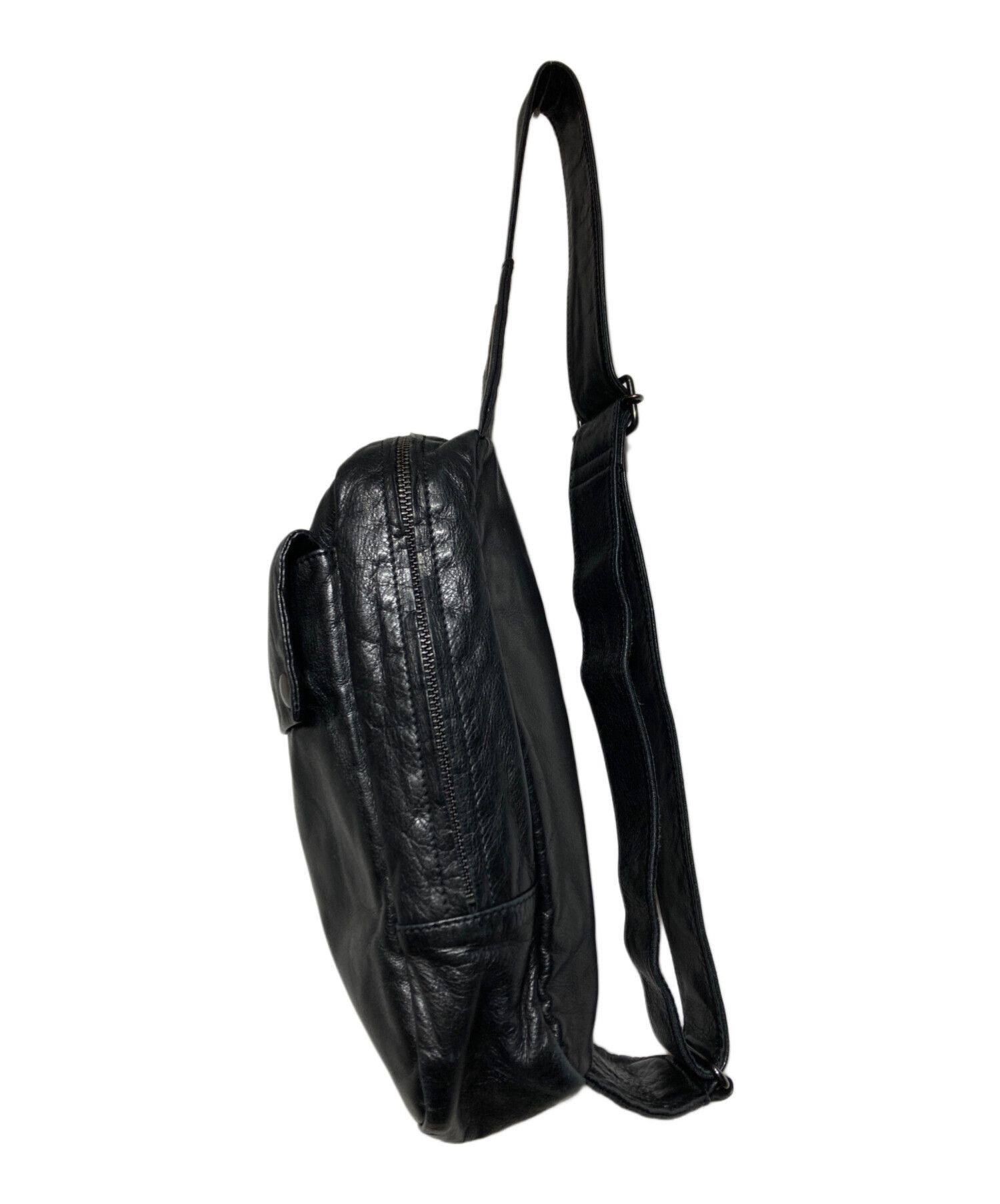 Yohji Yamamoto Yohji Yamamoto pour homme cow leather waist bag Size ONE SIZE - 4 Thumbnail