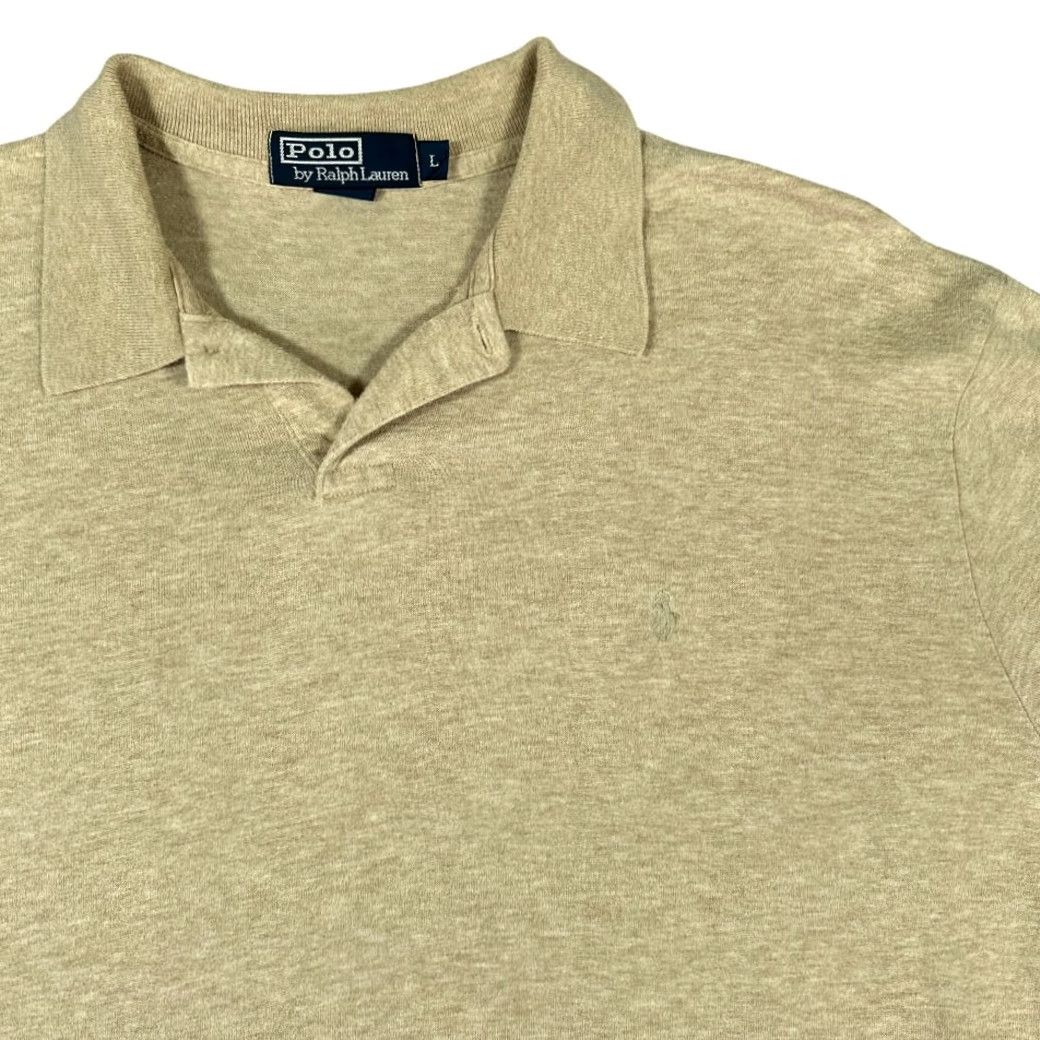 Polo Ralph Lauren VINTAGE Polo Ralph Lauren Shirt Adult LARGE Brown Long Sleeve 90s Polo Ralph Lauren Shirt Mens Size US L / EU 52-54 / 3 - 2 Thumbnail